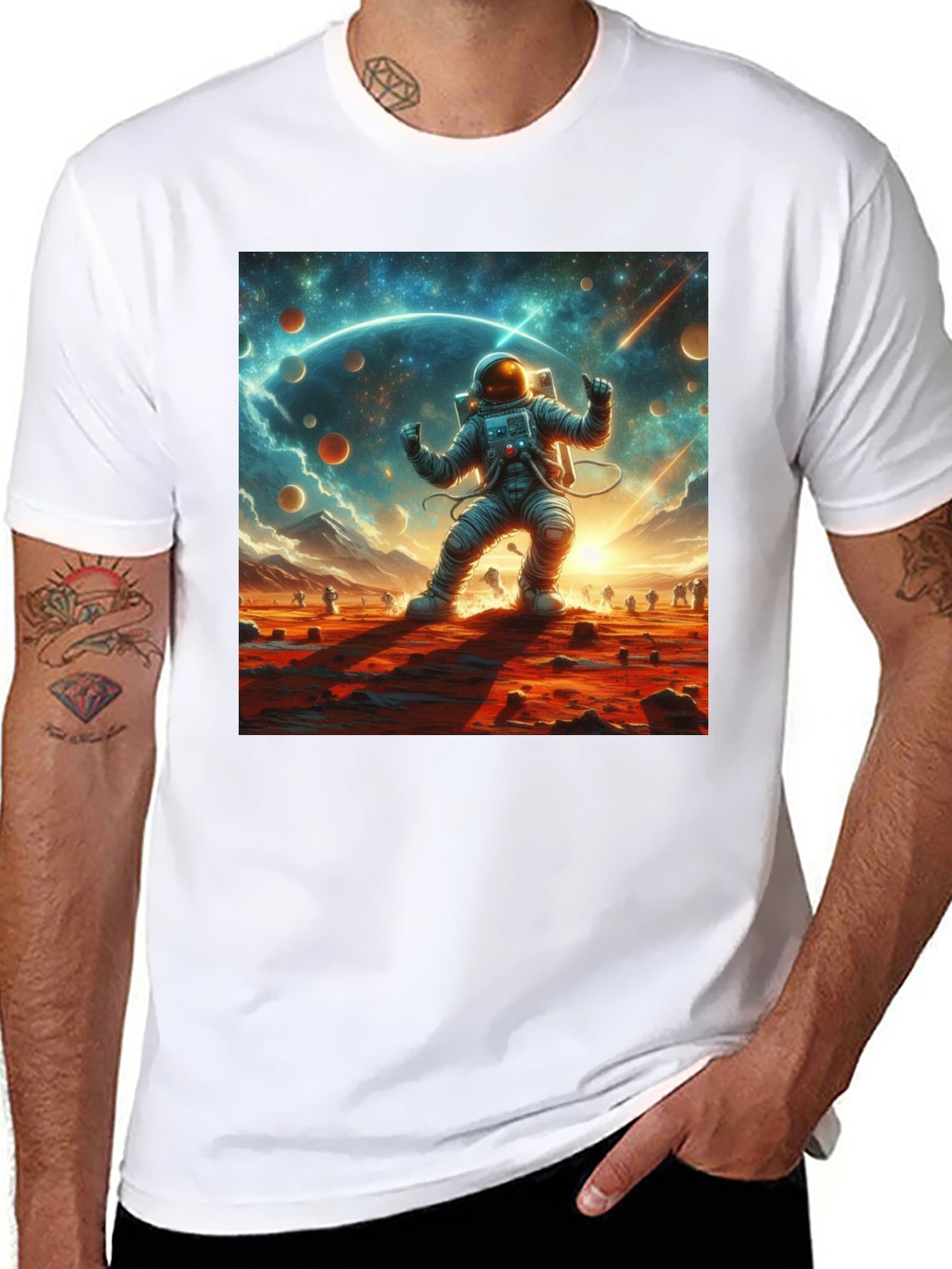 Astronaut Space T-Shirt
