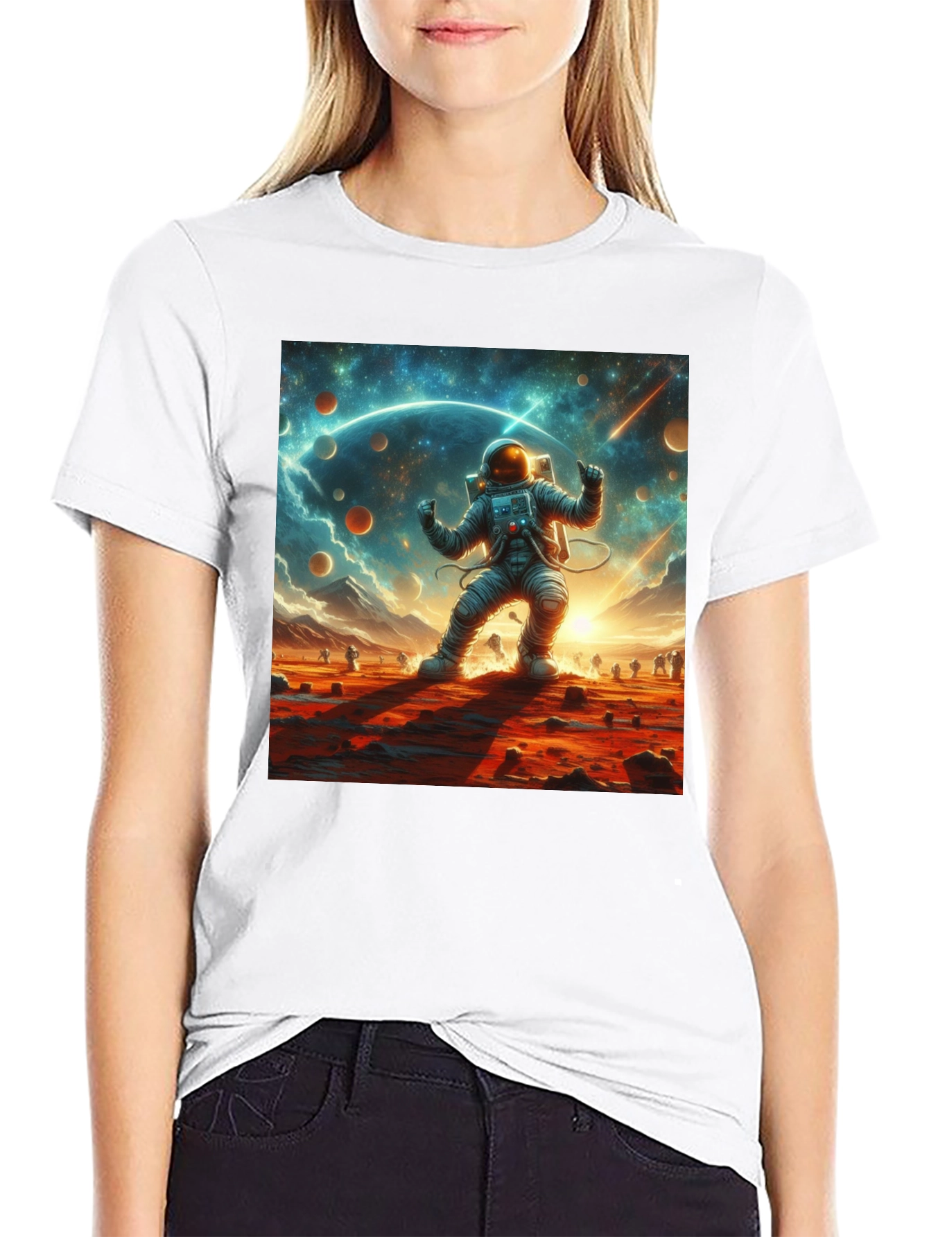Astronaut Space T-Shirt
