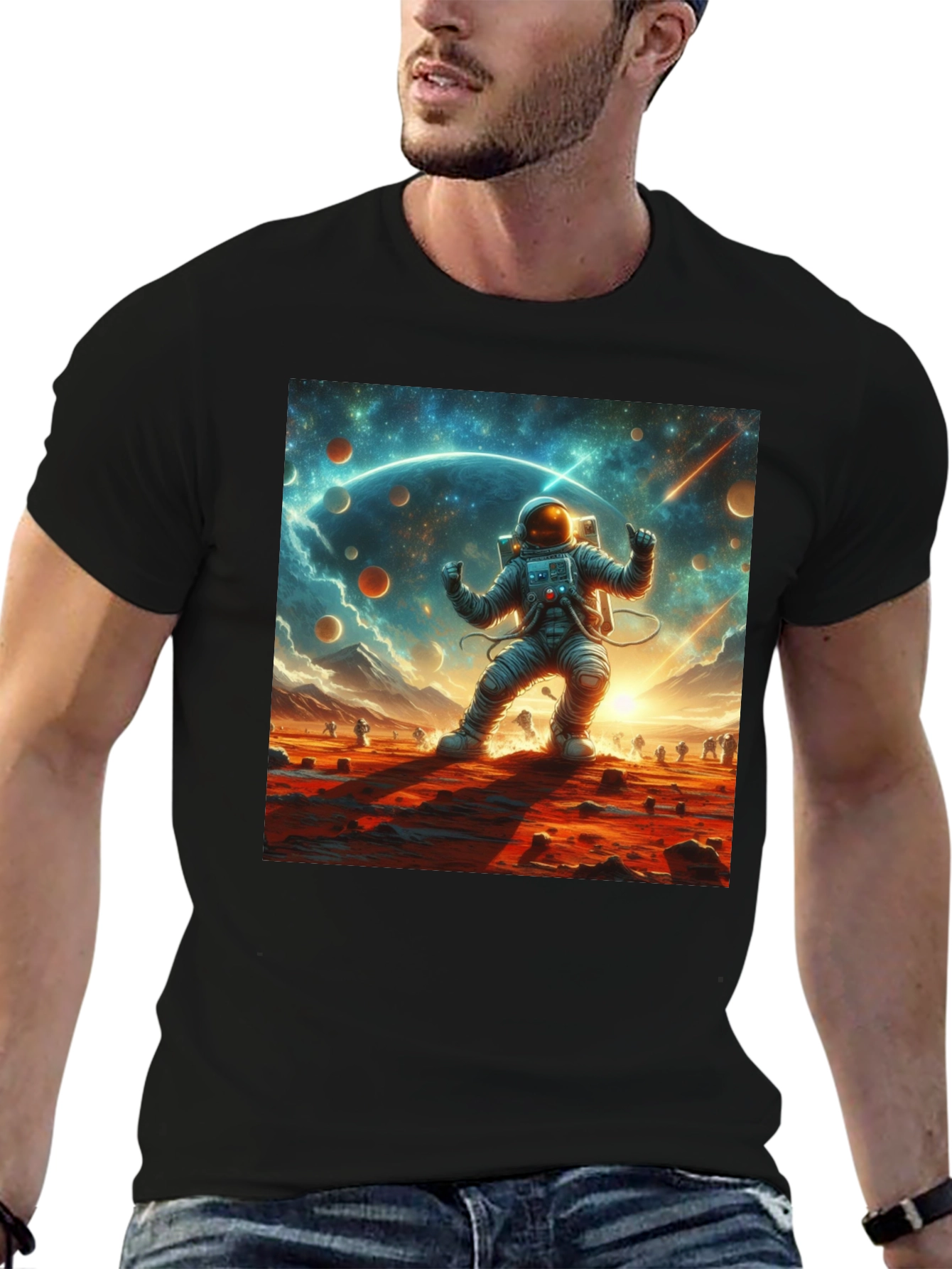 Astronaut Space T-Shirt