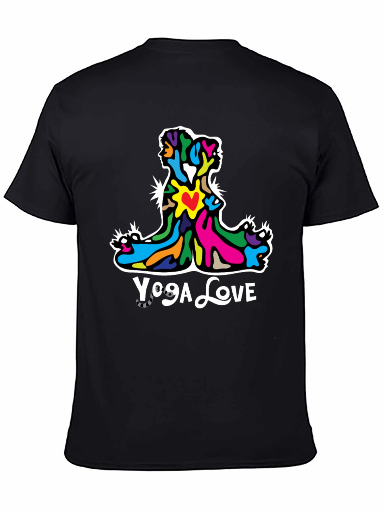 Yoga Love Graphic Tee - Unisex Comfort