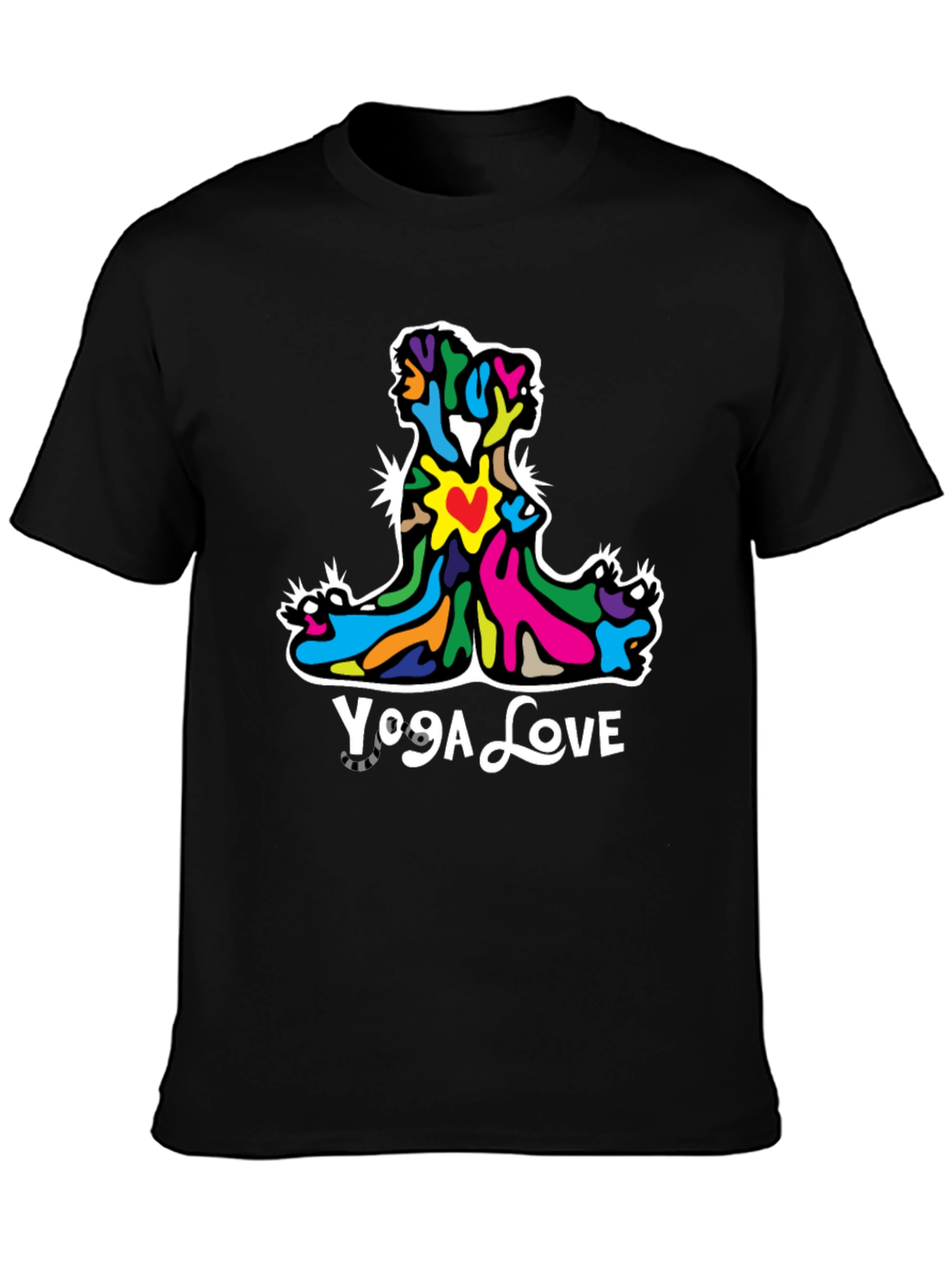 Yoga Love Graphic Tee - Unisex Comfort