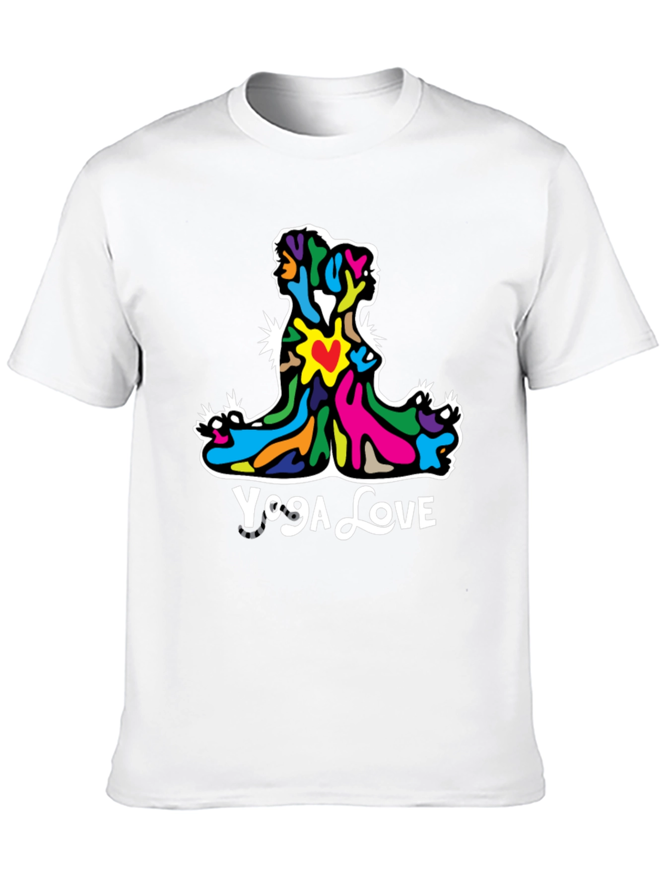 Yoga Love Graphic Tee - Unisex Comfort
