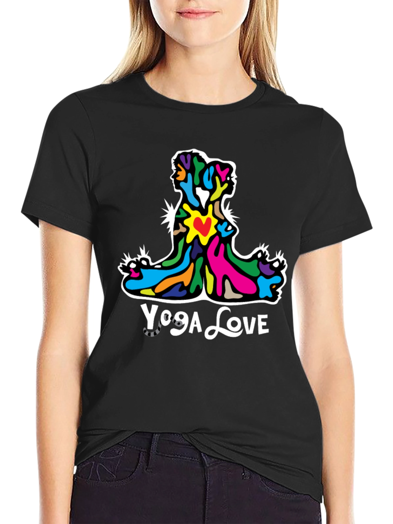 Yoga Love Graphic Tee - Unisex Comfort