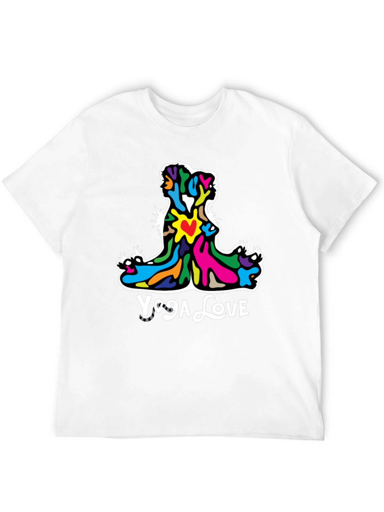 Yoga Love Graphic Tee - Unisex Comfort
