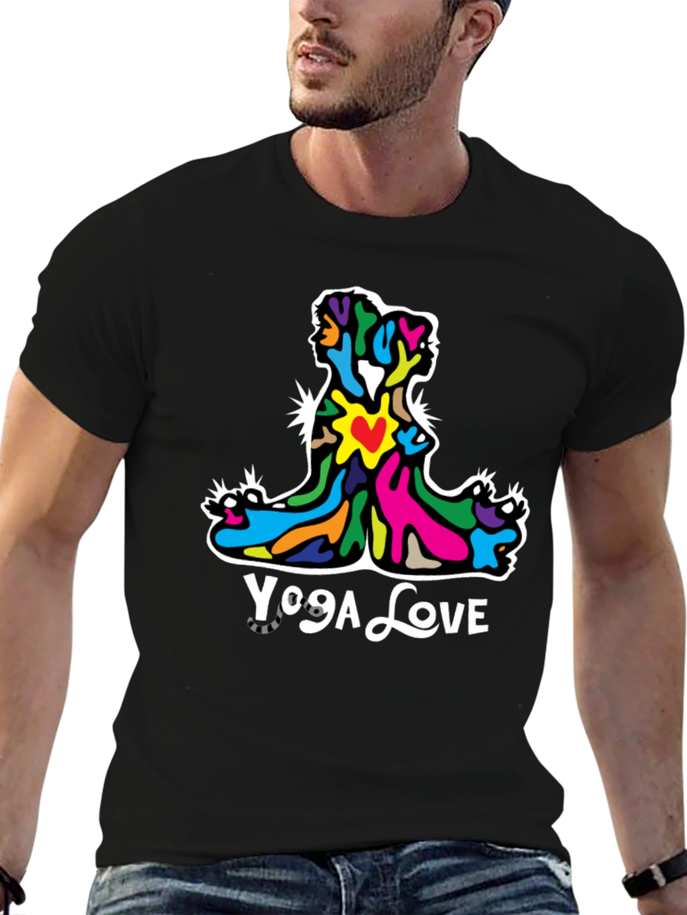 Yoga Love Graphic Tee - Unisex Comfort