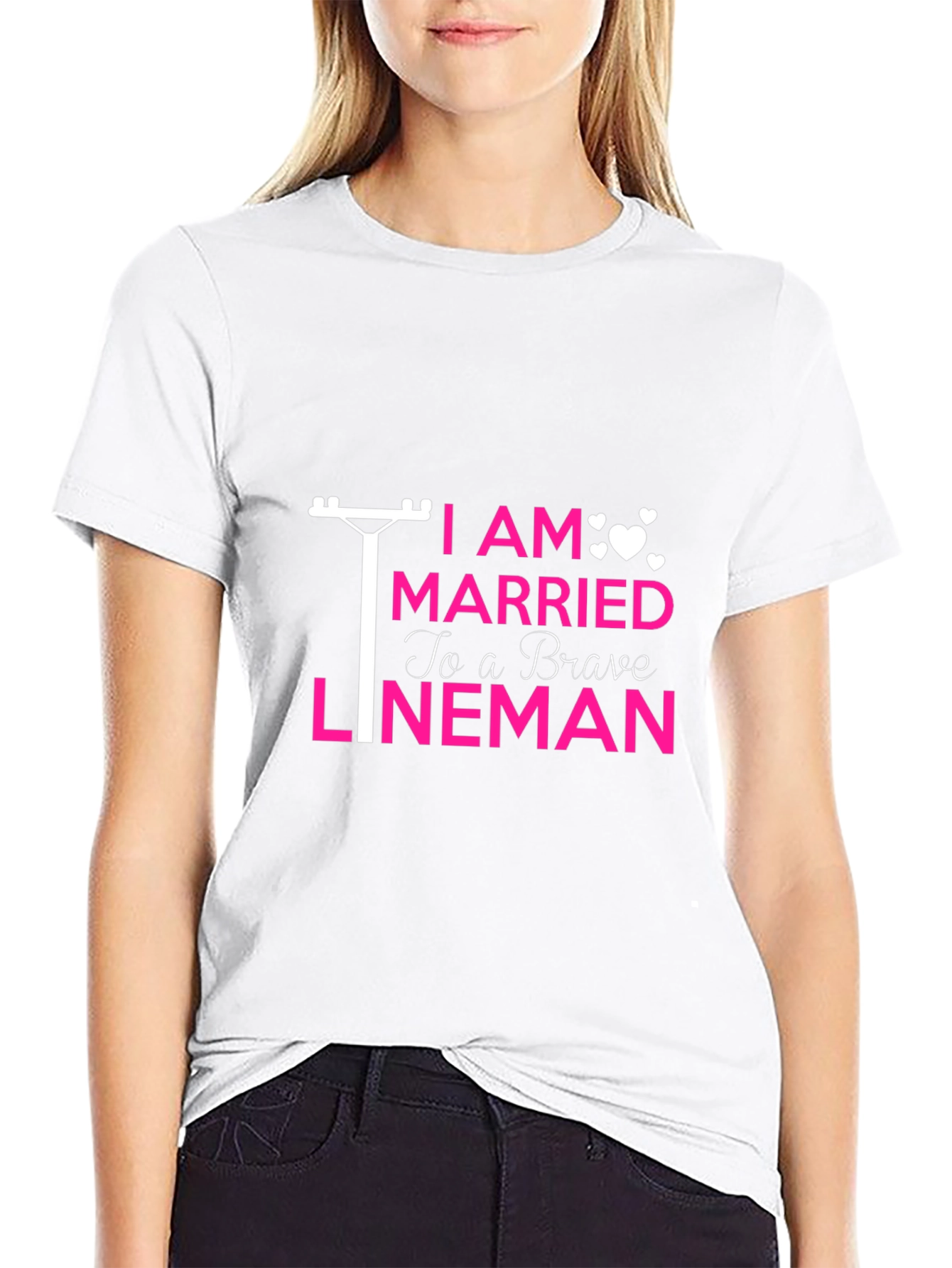 I Am Married to a Brave Lineman T-Shirt