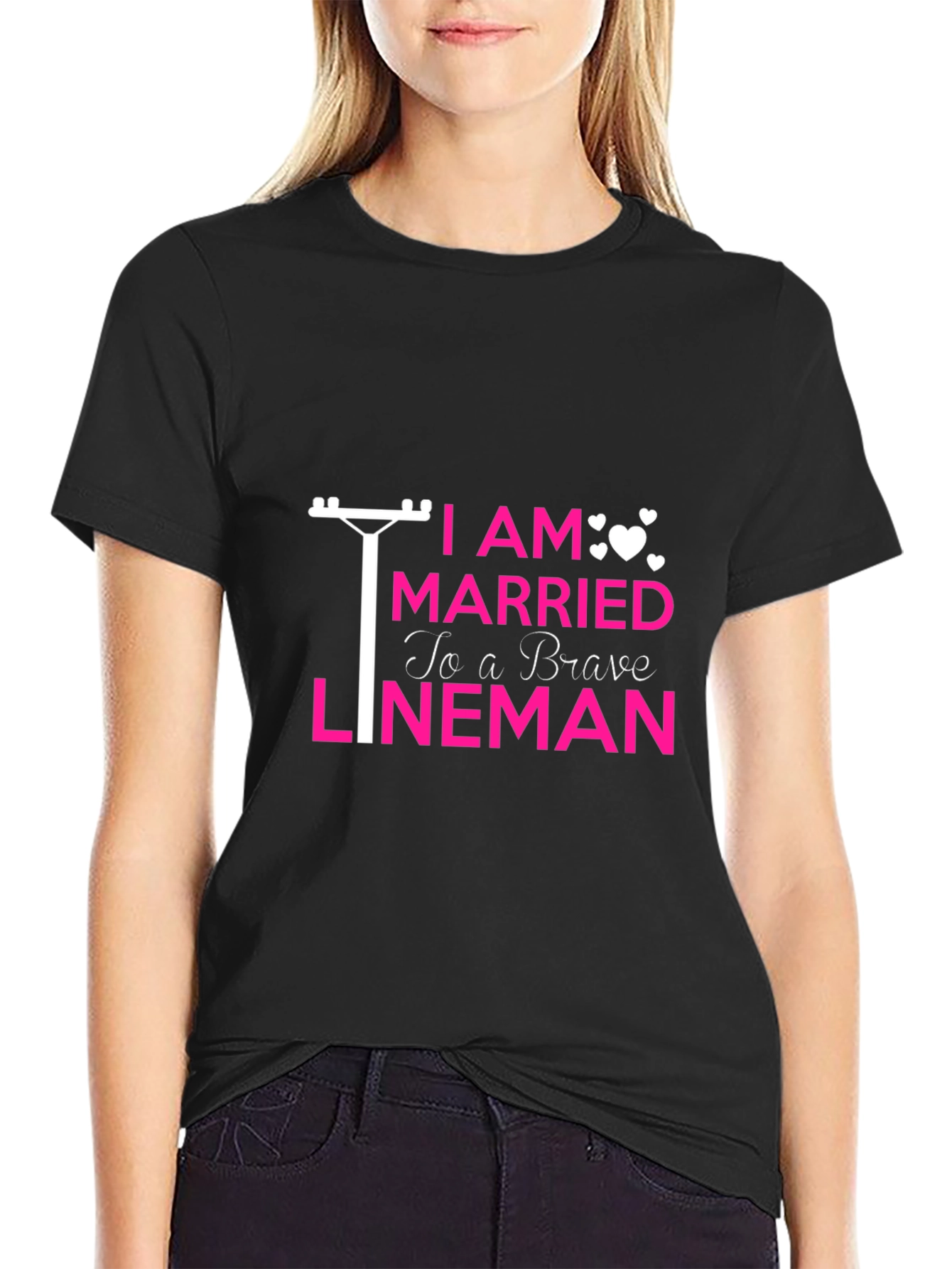 I Am Married to a Brave Lineman T-Shirt