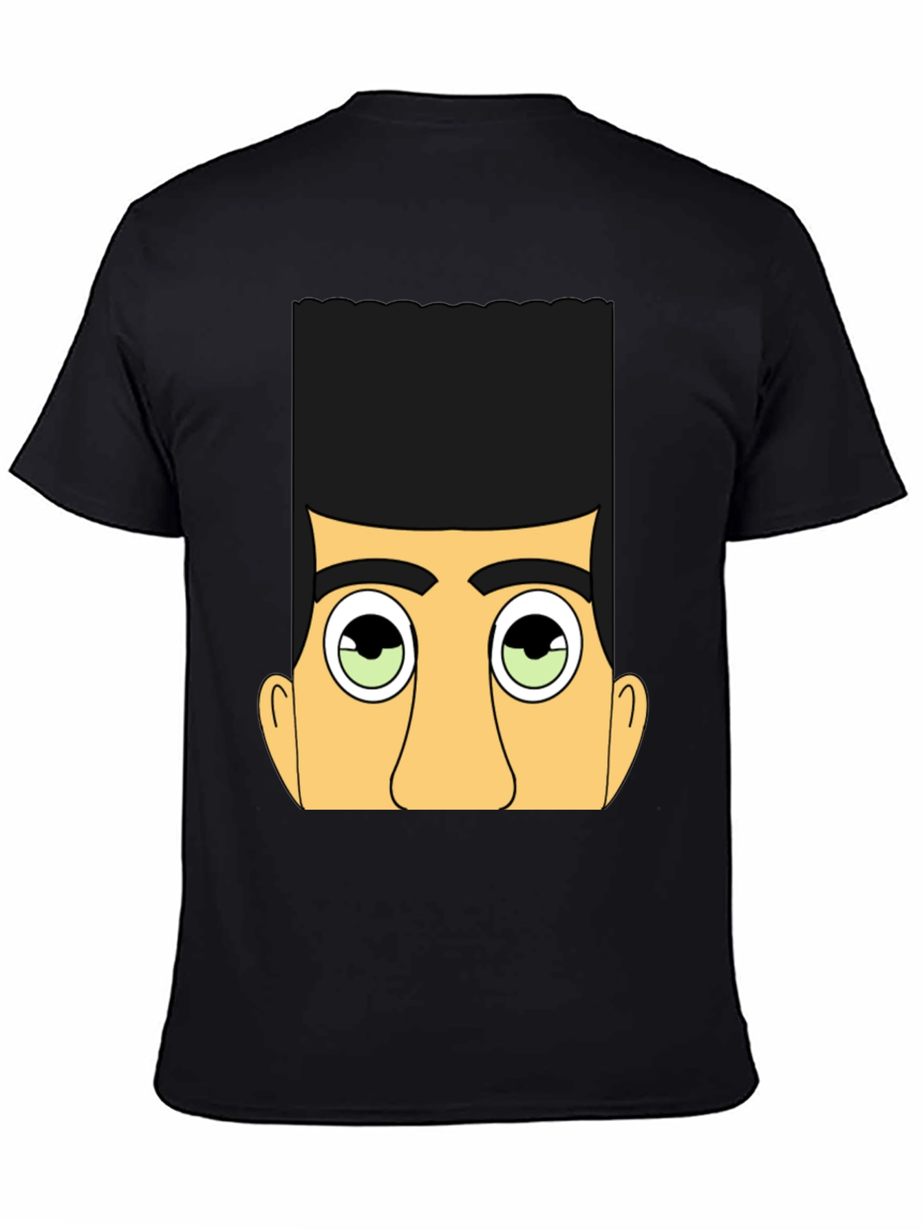 Funky Graphic Tee - Retro Cartoon Face T-Shirt
