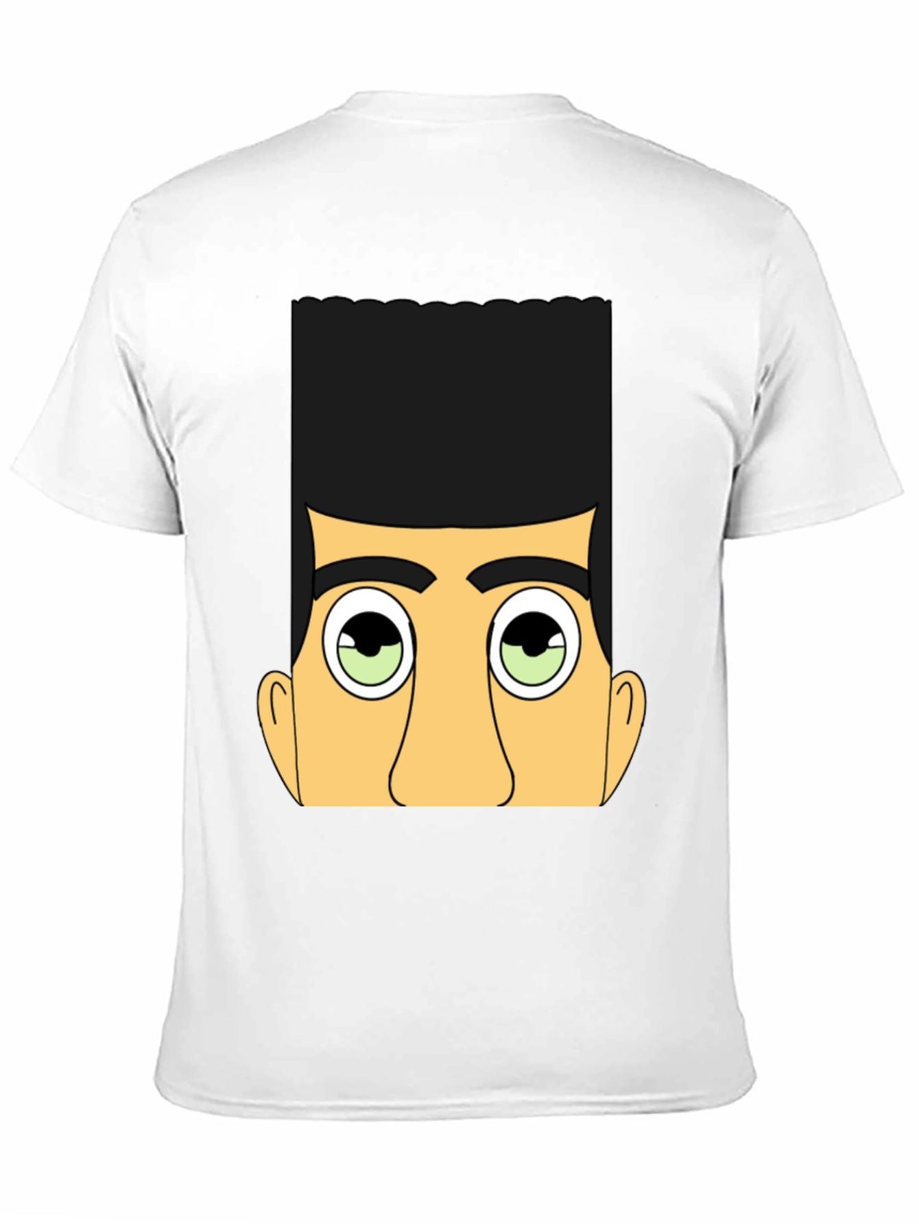 Funky Graphic Tee - Retro Cartoon Face T-Shirt