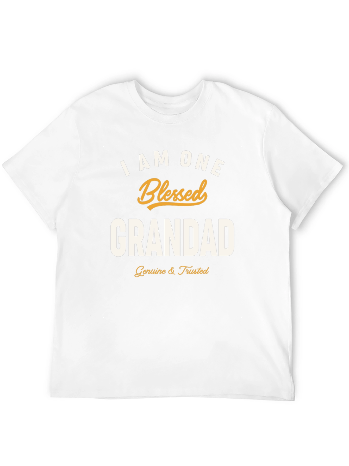 Blessed Grandad T-Shirt - Black Graphic Tee