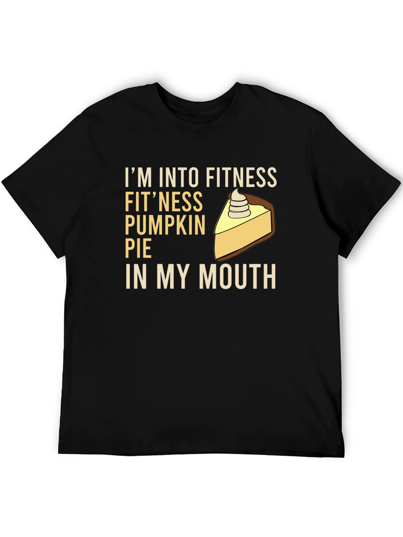 Fitness Pumpkin Pie T-Shirt - Funny Thanksgiving Tee