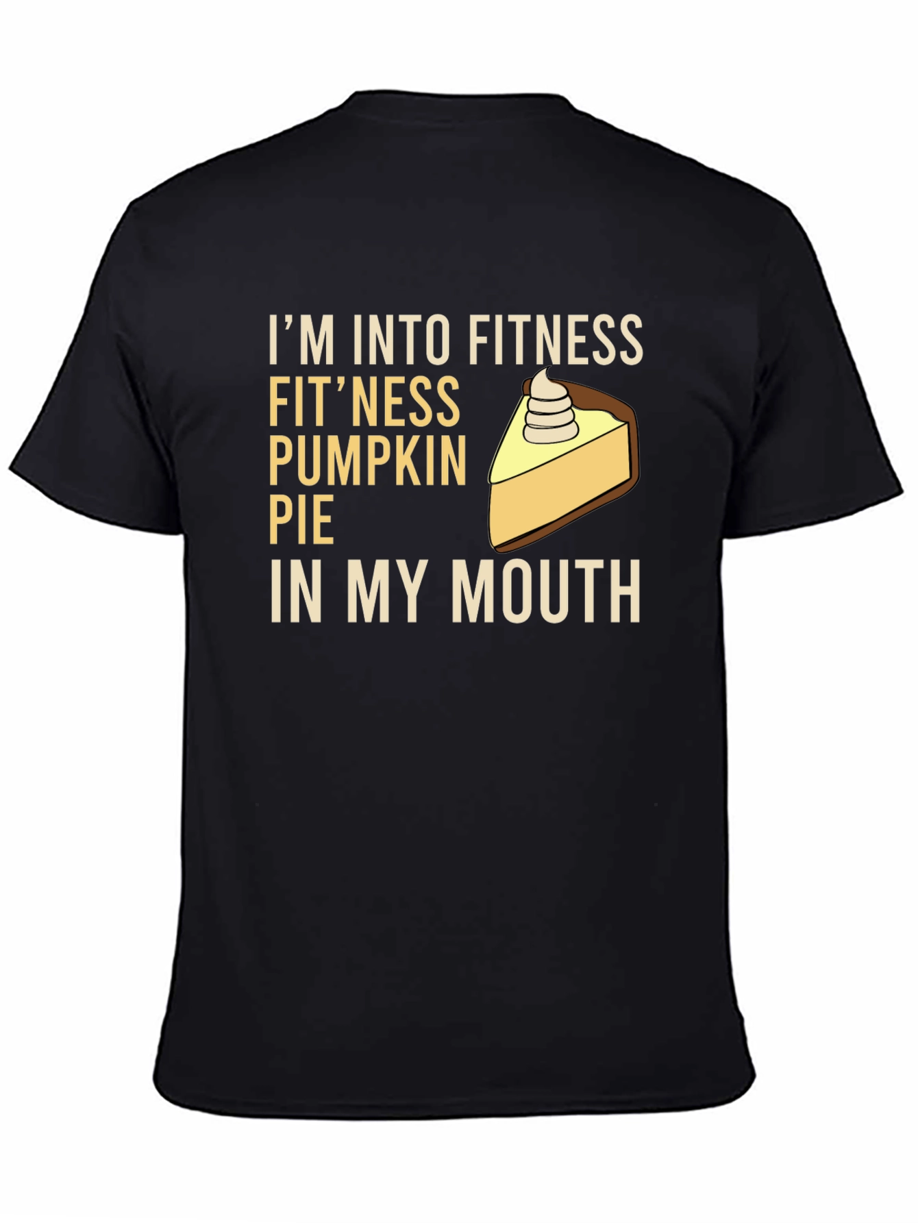 Fitness Pumpkin Pie T-Shirt - Funny Thanksgiving Tee