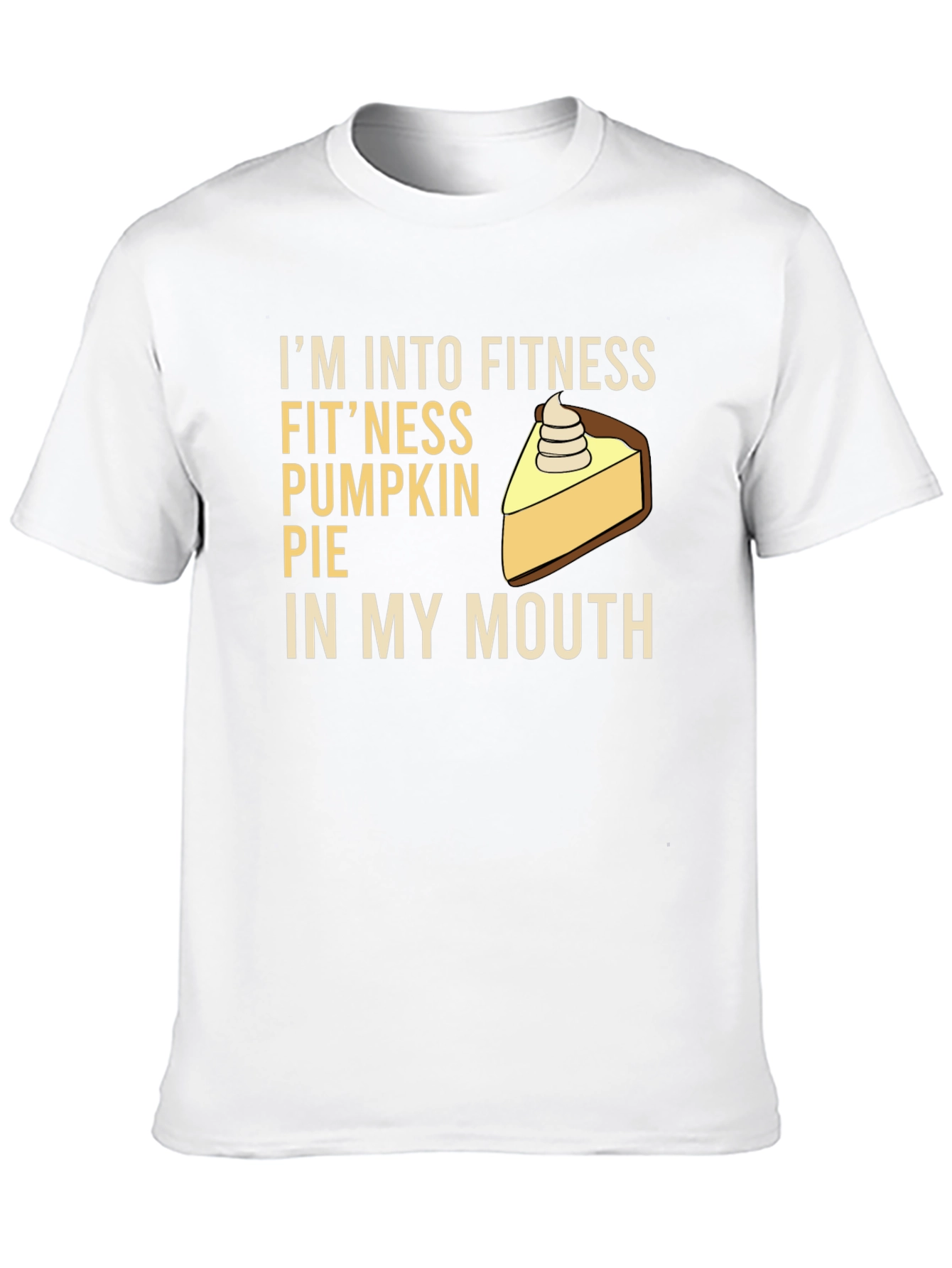 Fitness Pumpkin Pie T-Shirt - Funny Thanksgiving Tee