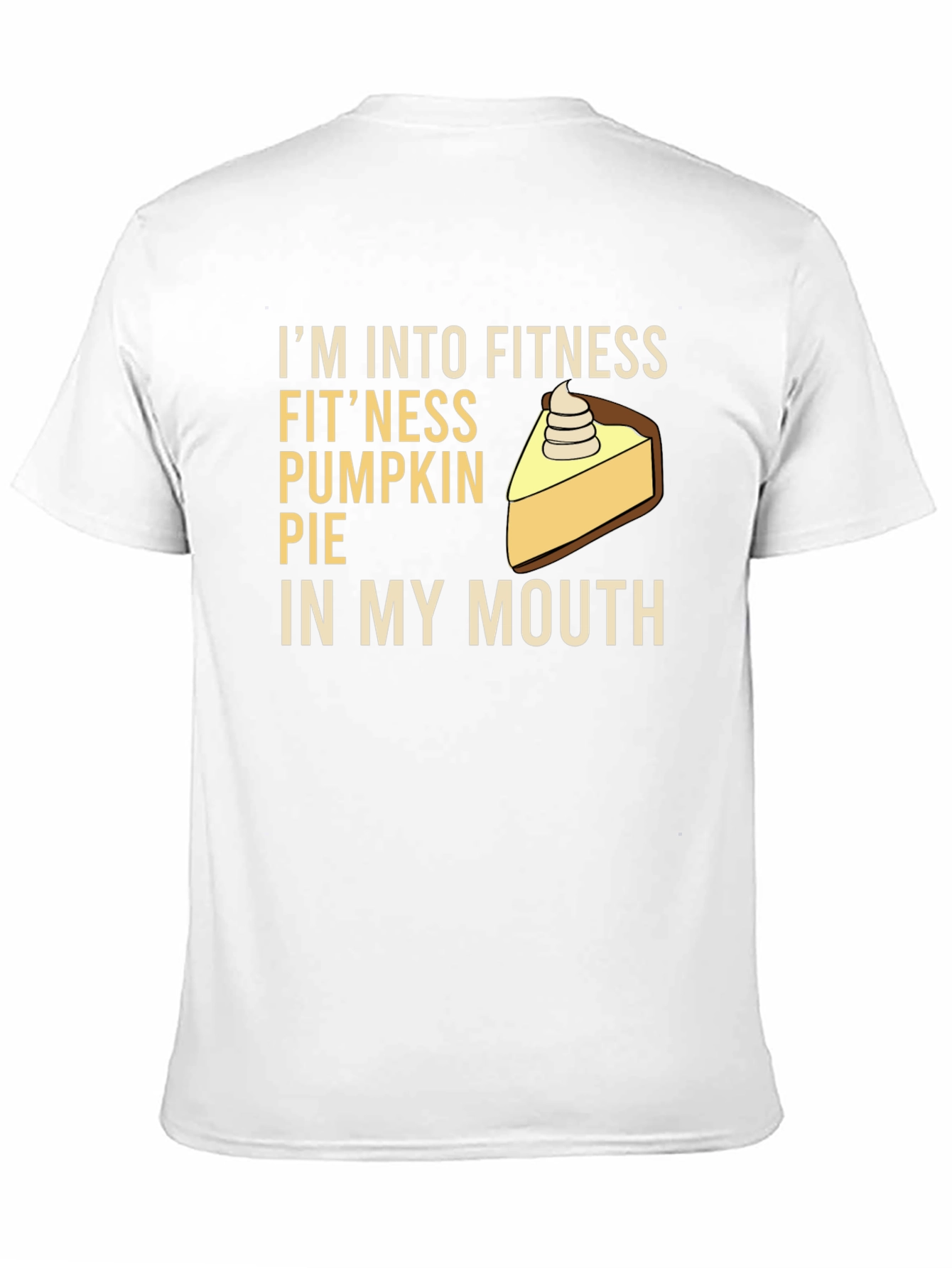 Fitness Pumpkin Pie T-Shirt - Funny Thanksgiving Tee