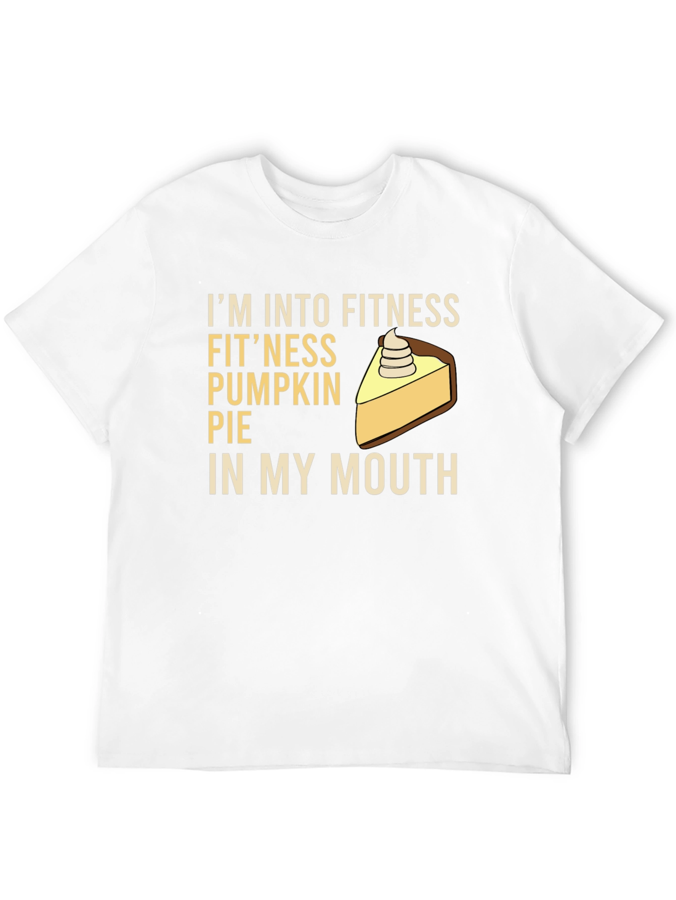 Fitness Pumpkin Pie T-Shirt - Funny Thanksgiving Tee