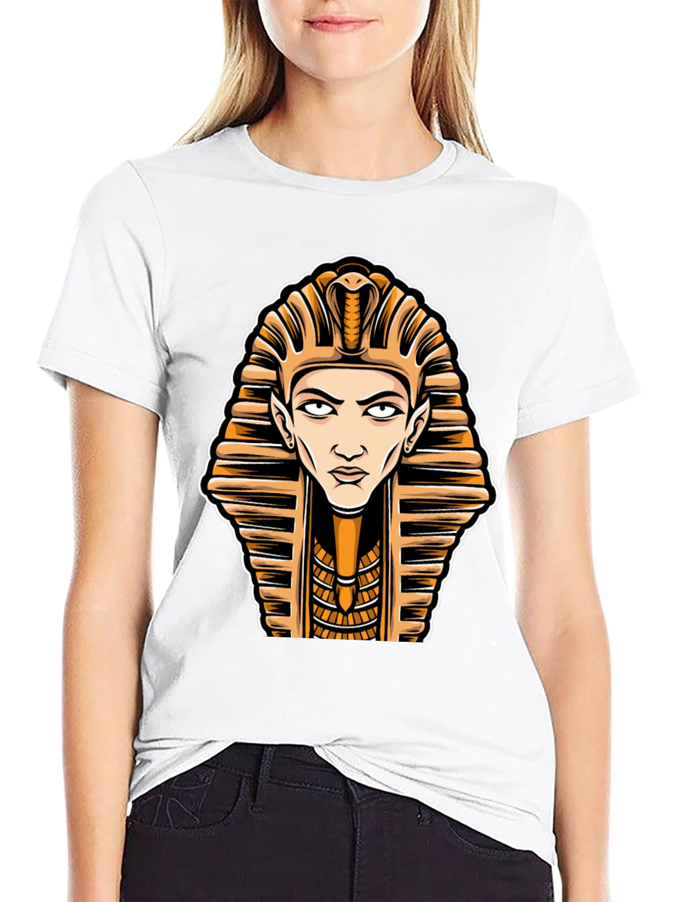 Pharaoh Graphic T-Shirt - Trendy Egyptian Design