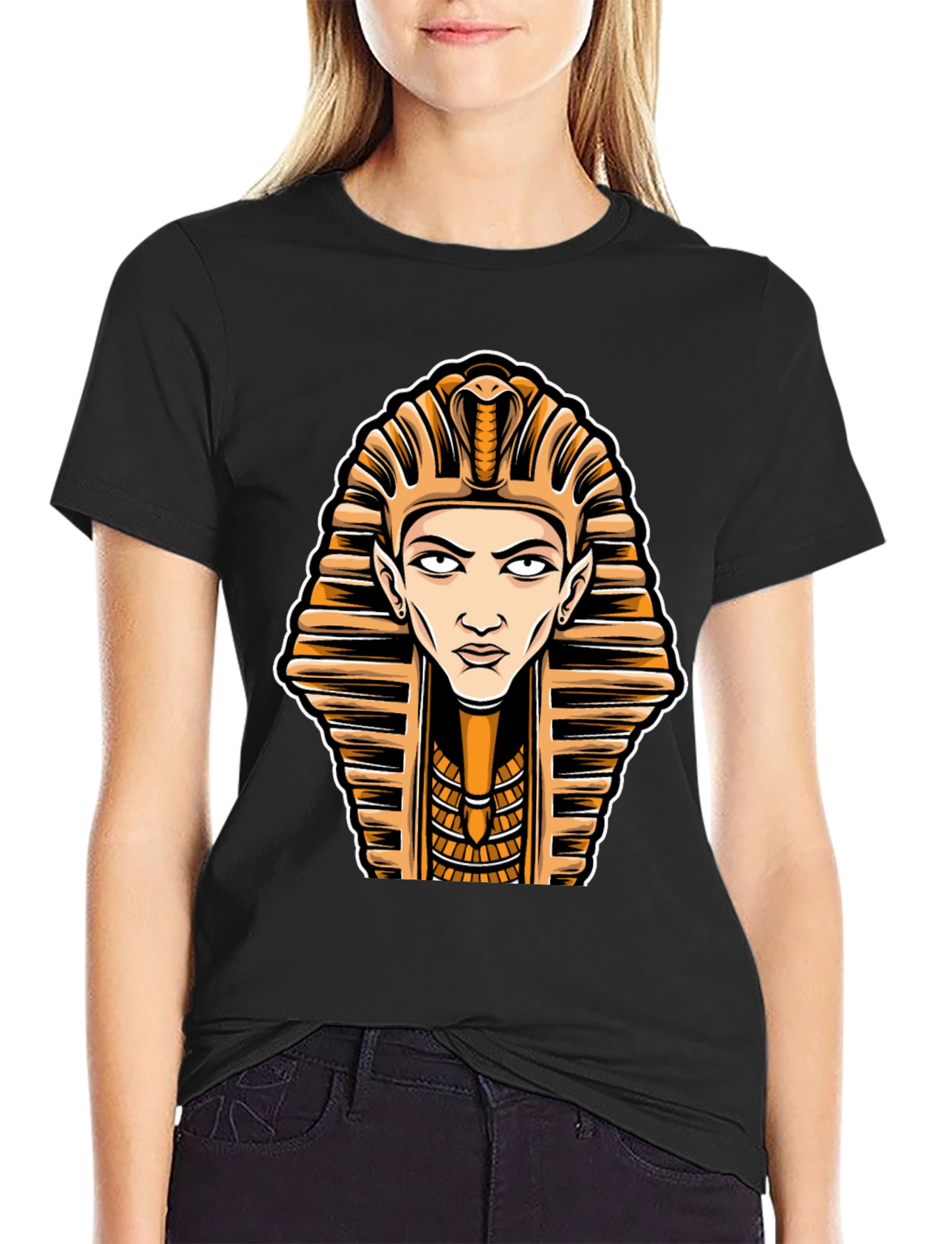 Pharaoh Graphic T-Shirt - Trendy Egyptian Design