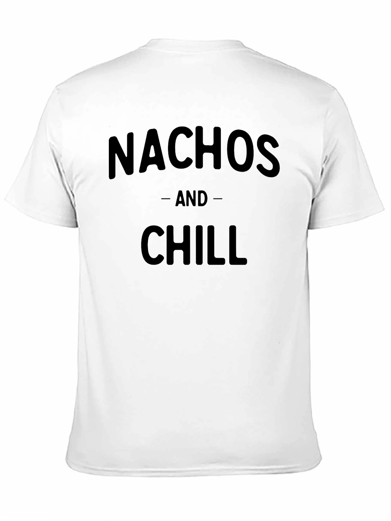 Nachos and Chill Black T-Shirt