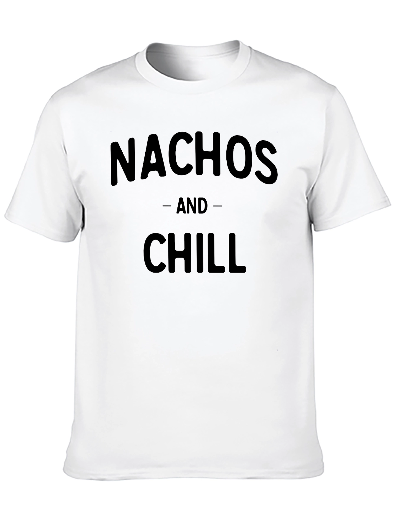 Nachos and Chill Black T-Shirt