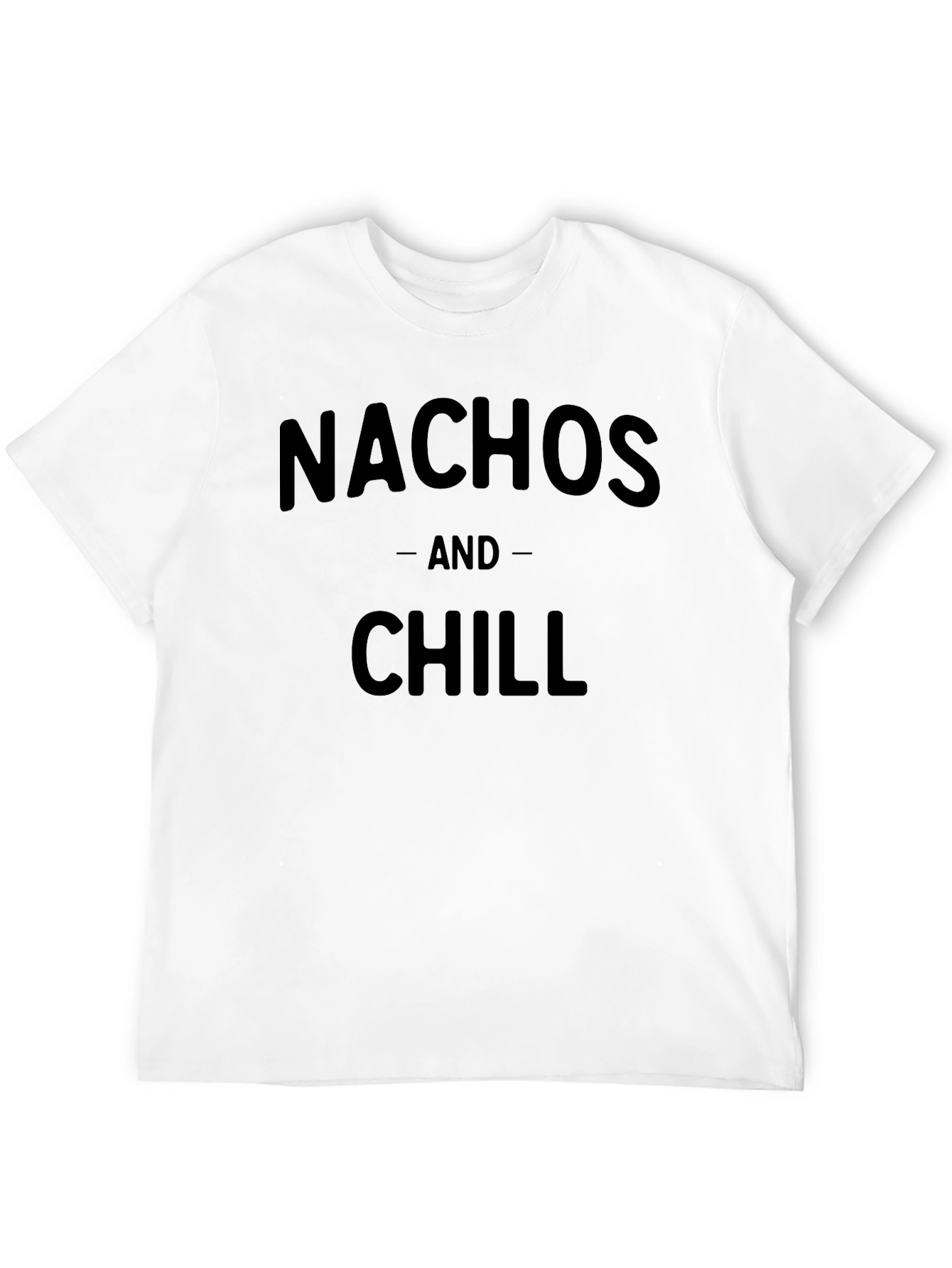 Nachos and Chill Black T-Shirt