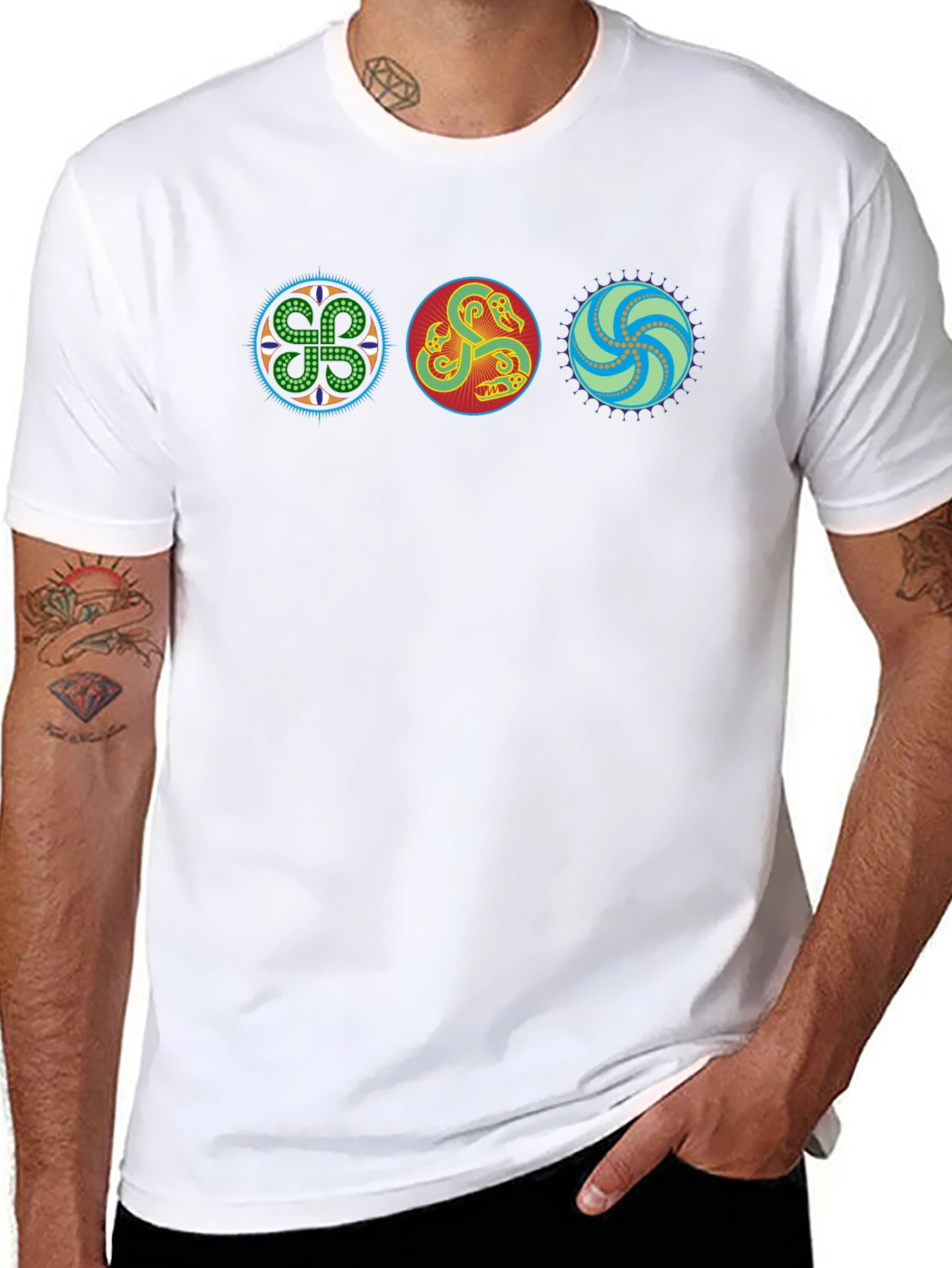 Celtic Design Black T-Shirt