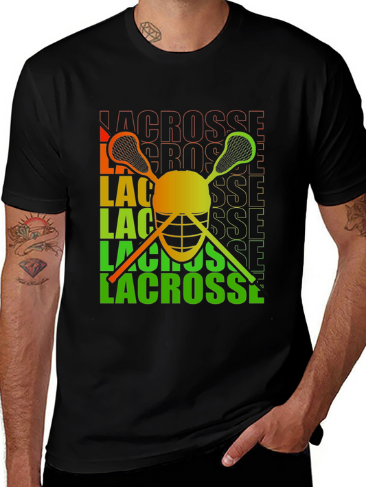 Lacrosse Helmet Graphic Tee