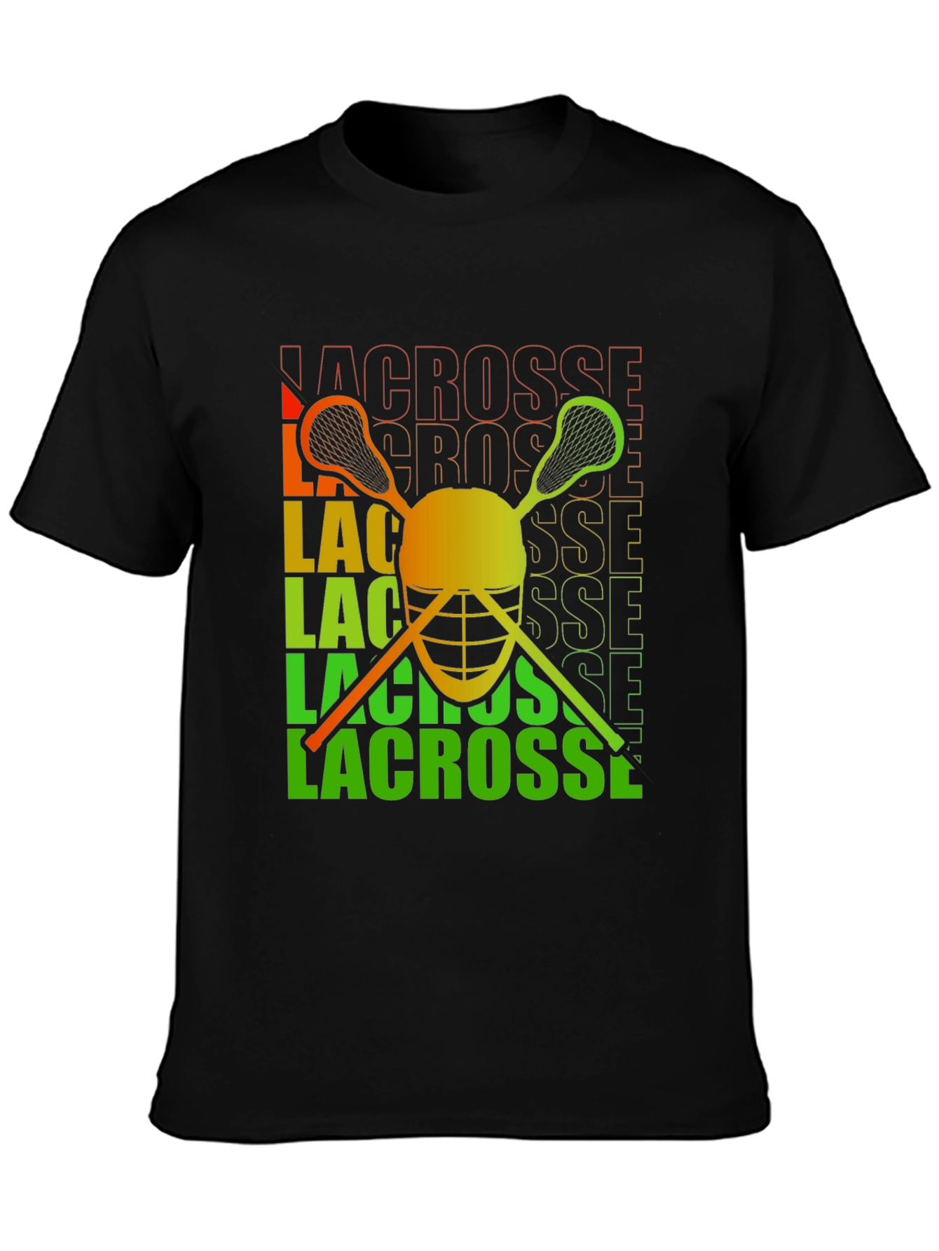 Lacrosse Helmet Graphic Tee