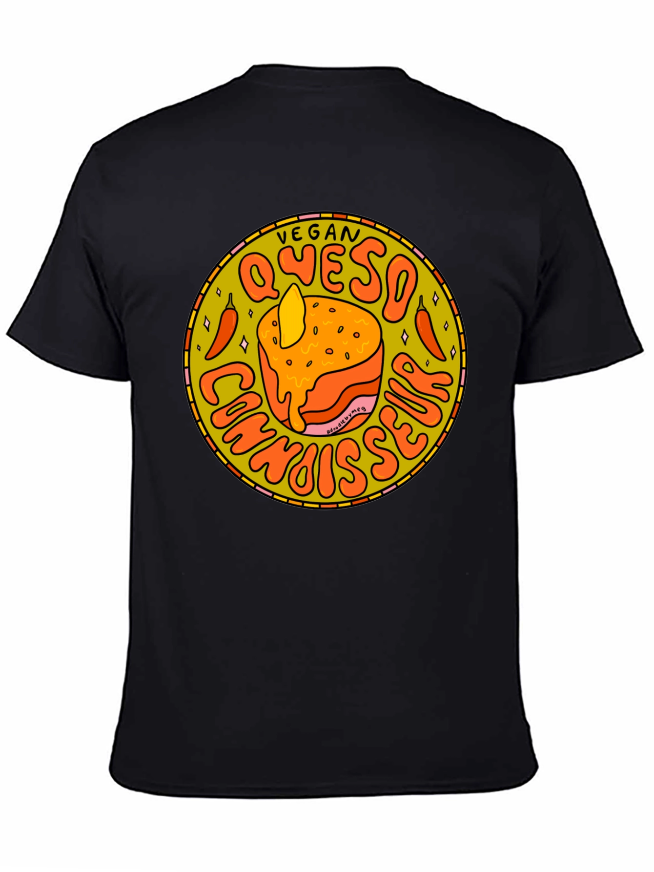 Vegan Queso Connoisseur Graphic T-Shirt
