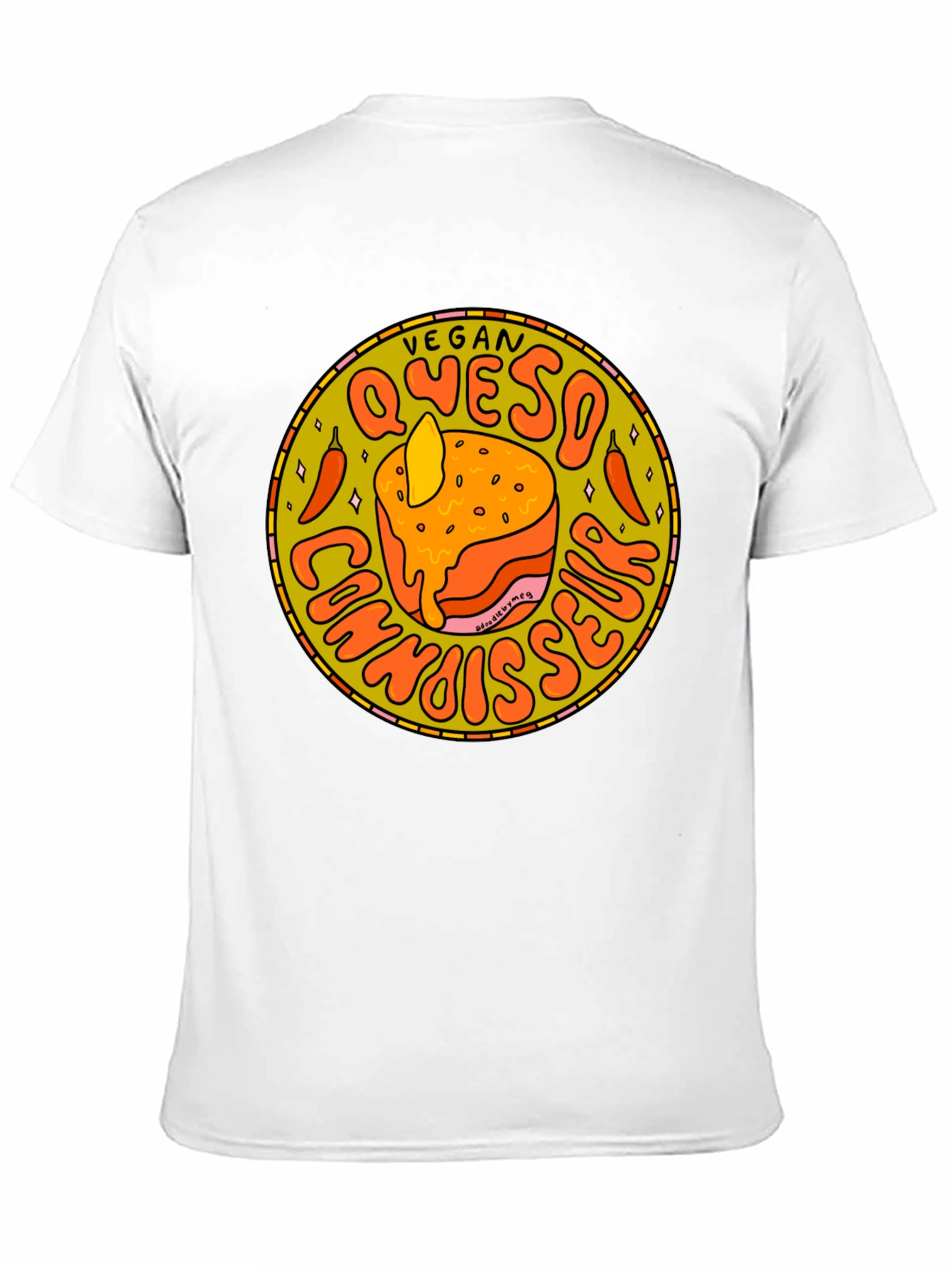 Vegan Queso Connoisseur Graphic T-Shirt