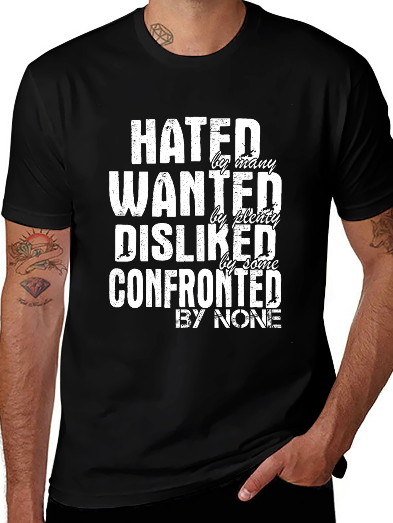 Hated Wanted Disliked Graphic Tee