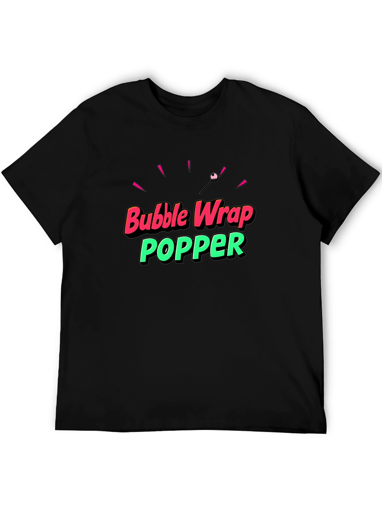 Bubble Wrap Popper Graphic T-Shirt