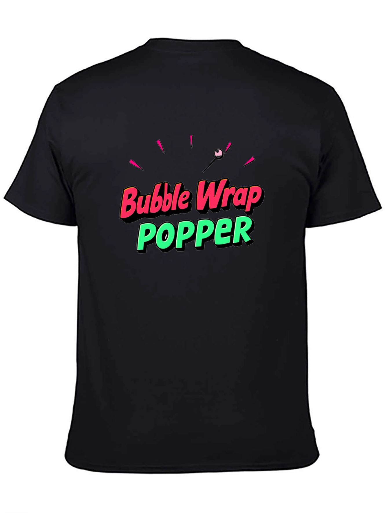 Bubble Wrap Popper Graphic T-Shirt