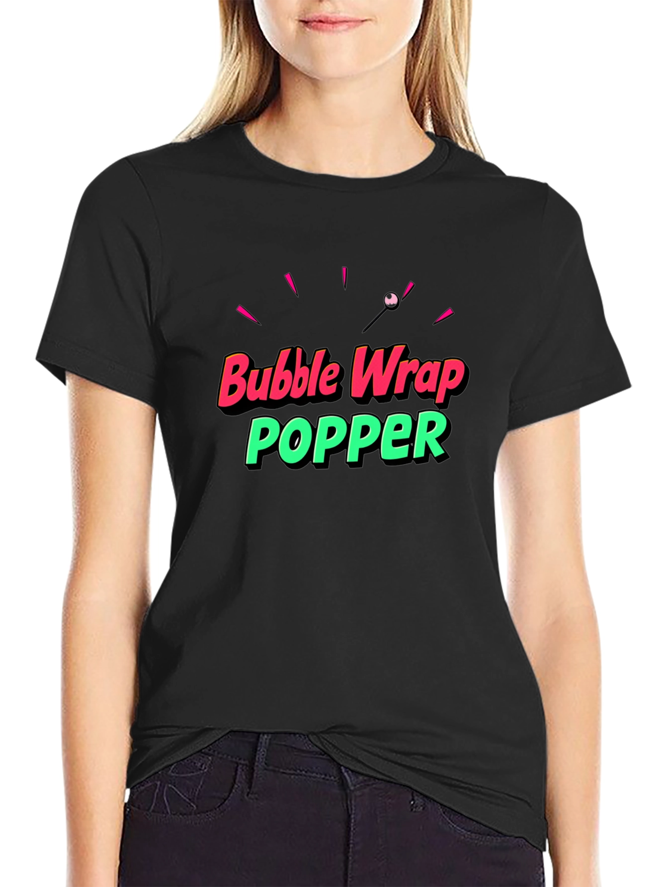 Bubble Wrap Popper Graphic T-Shirt