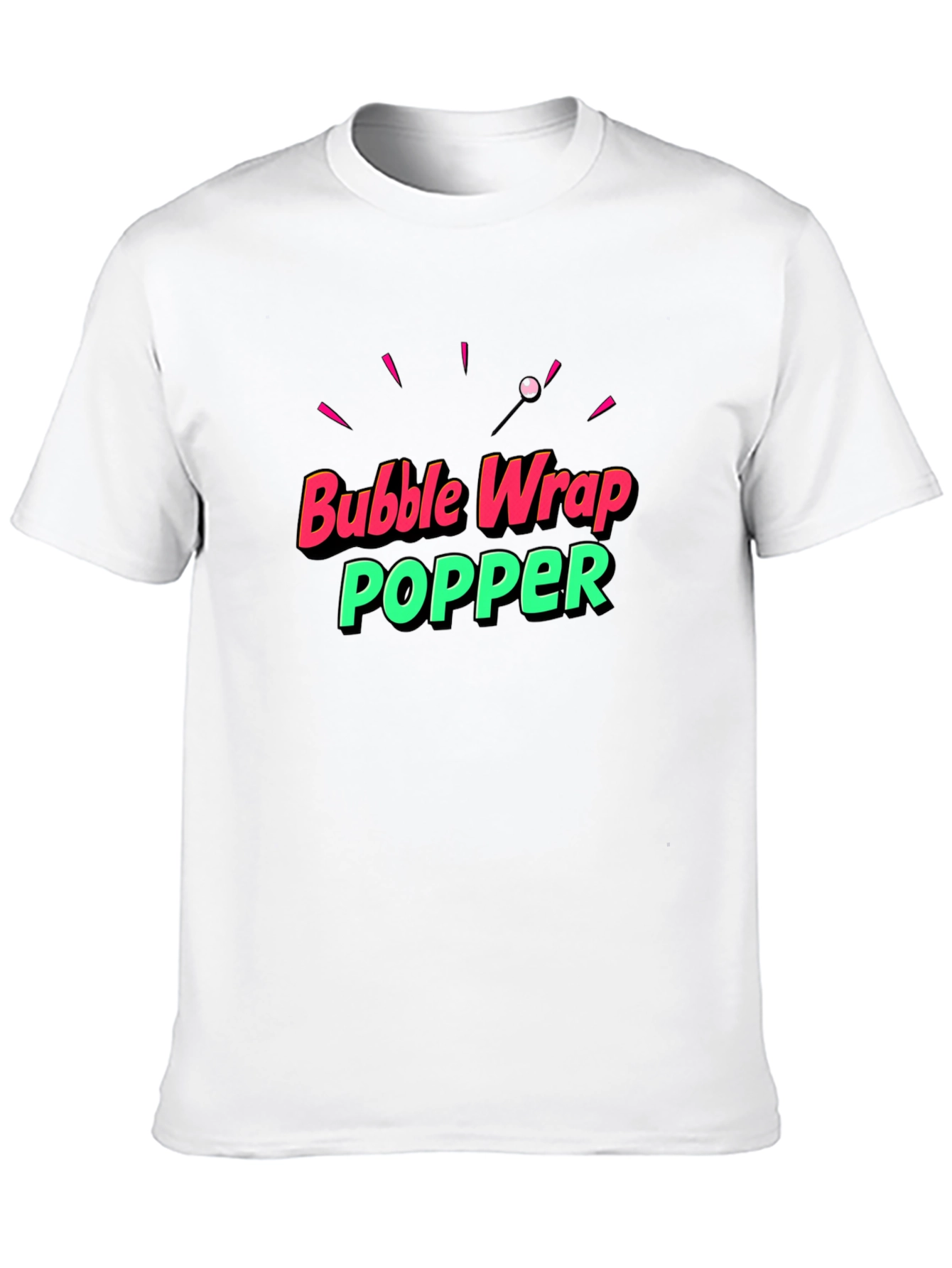 Bubble Wrap Popper Graphic T-Shirt
