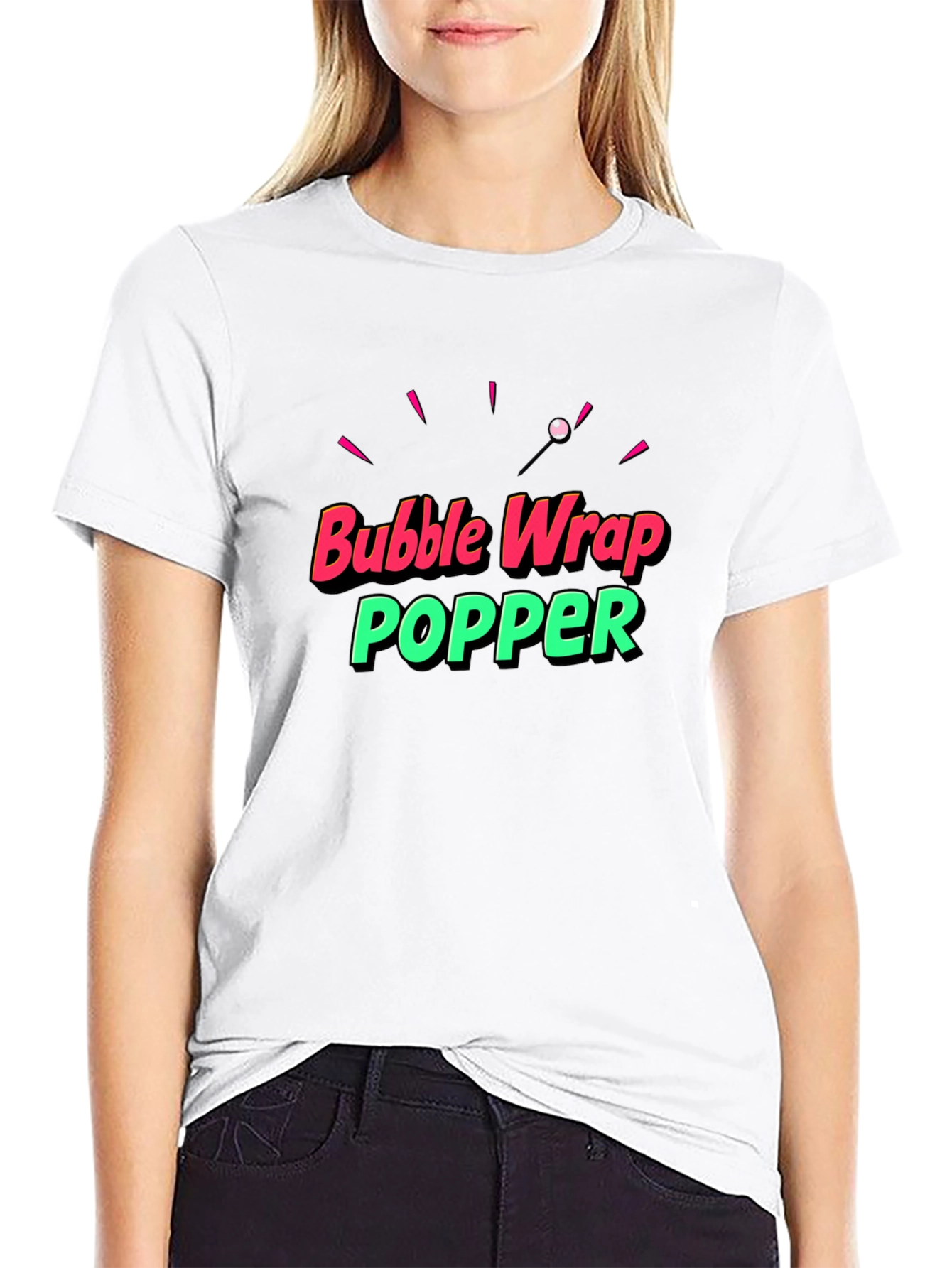 Bubble Wrap Popper Graphic T-Shirt