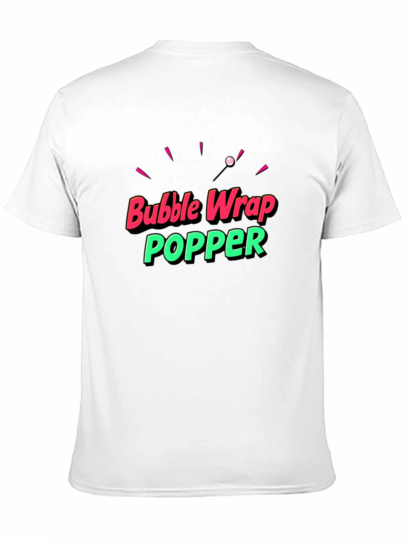 Bubble Wrap Popper Graphic T-Shirt