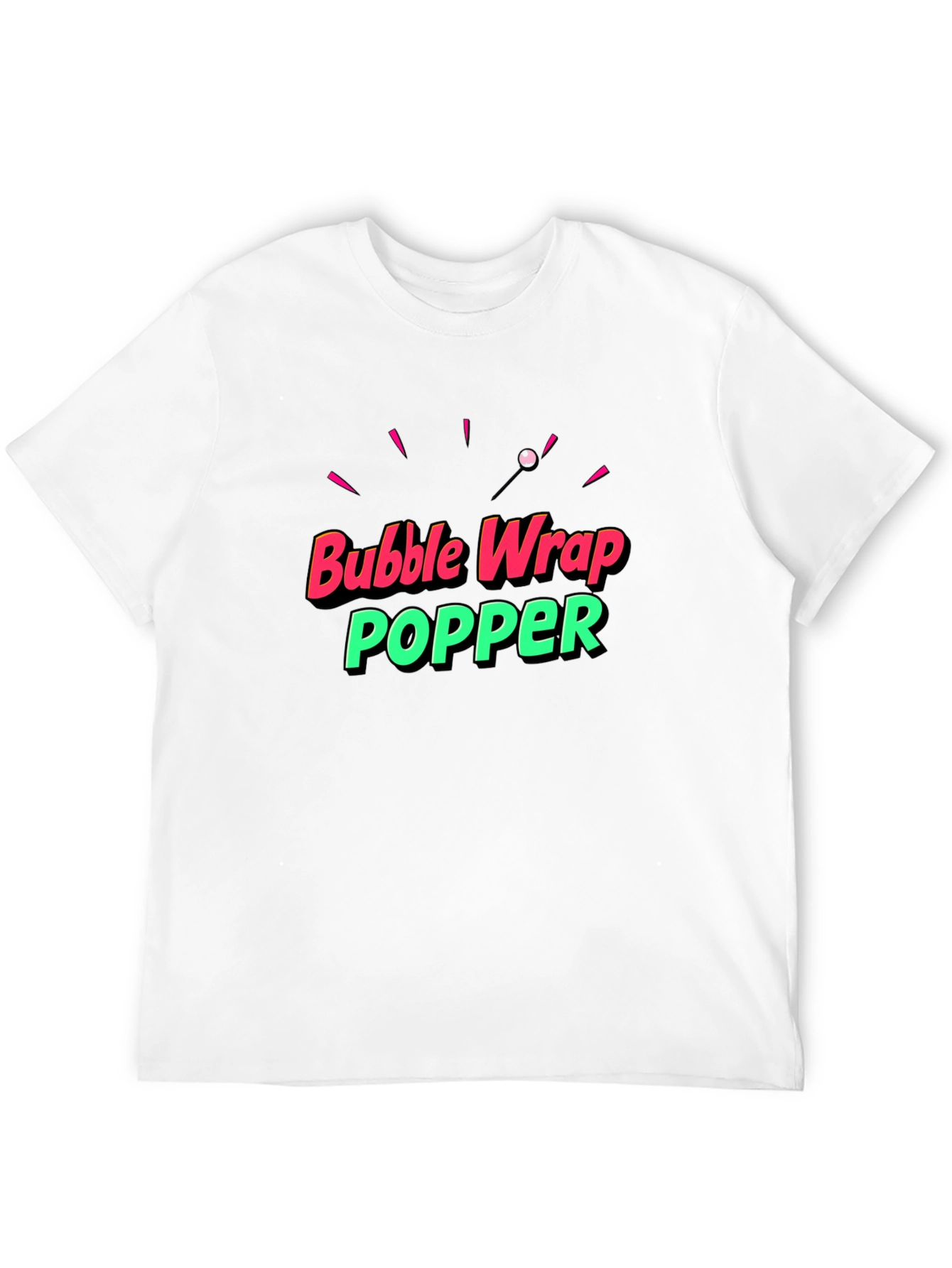 Bubble Wrap Popper Graphic T-Shirt