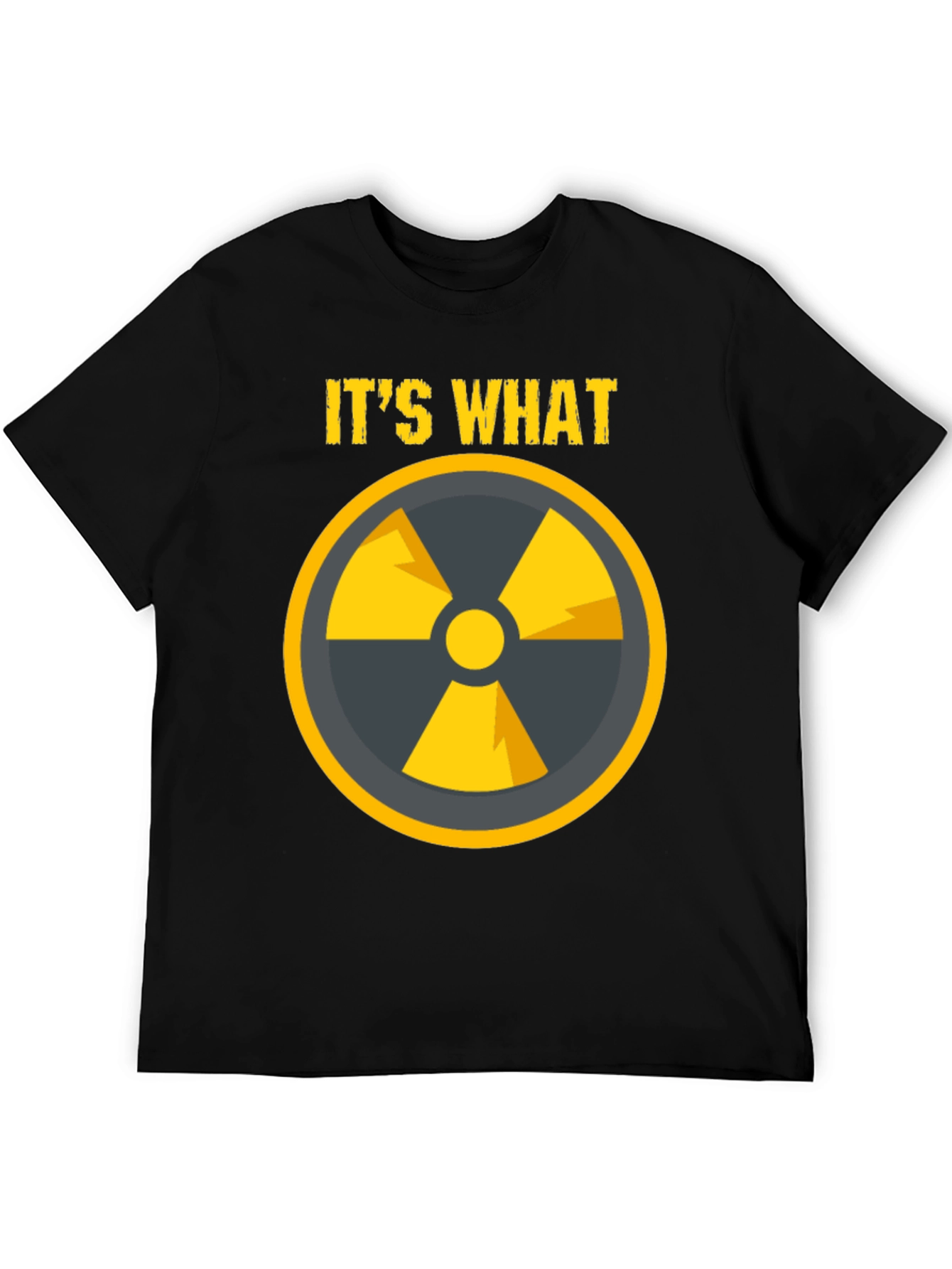 Radioactive Symbol Graphic T-Shirt - Black
