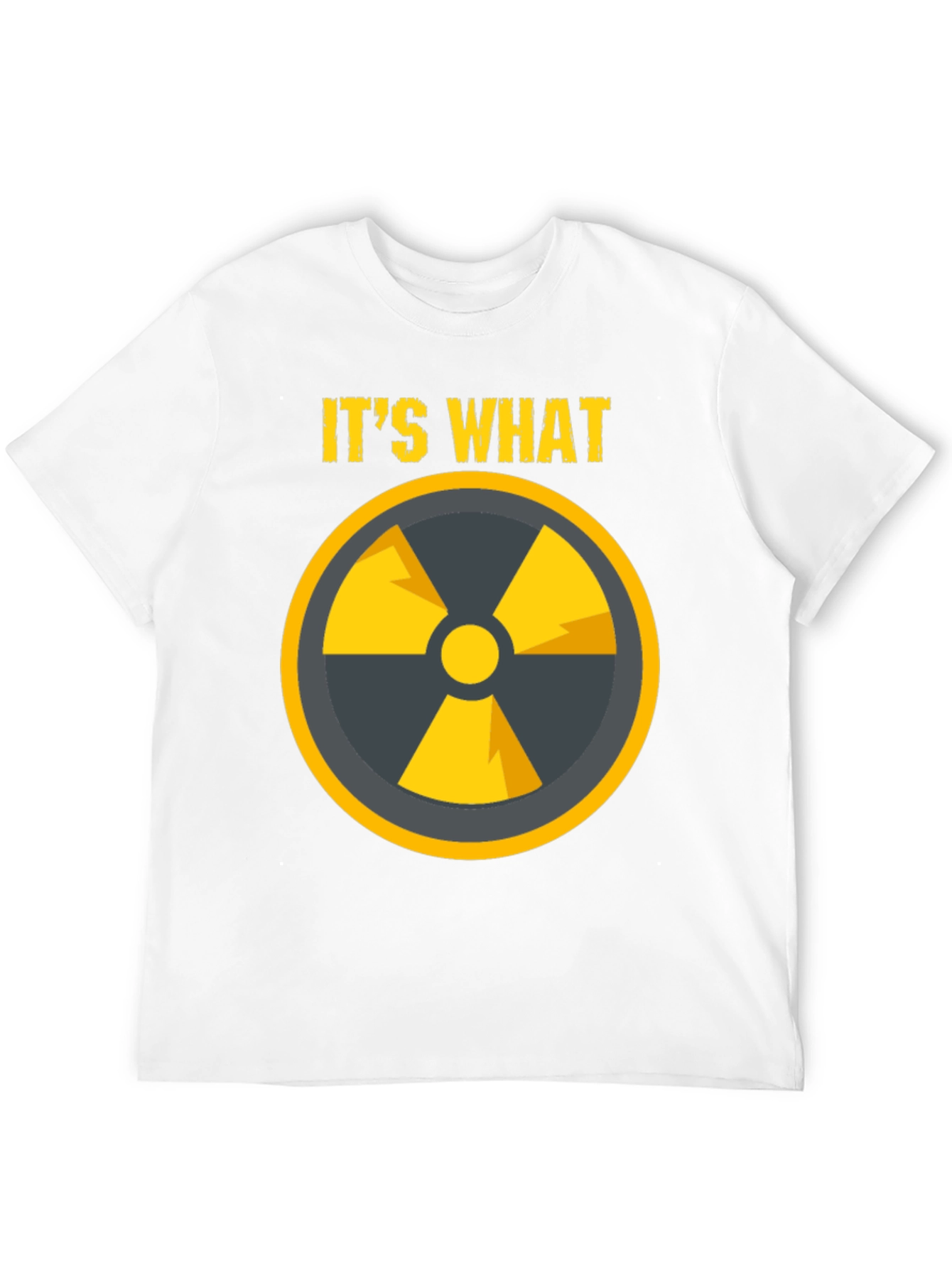 Radioactive Symbol Graphic T-Shirt - Black