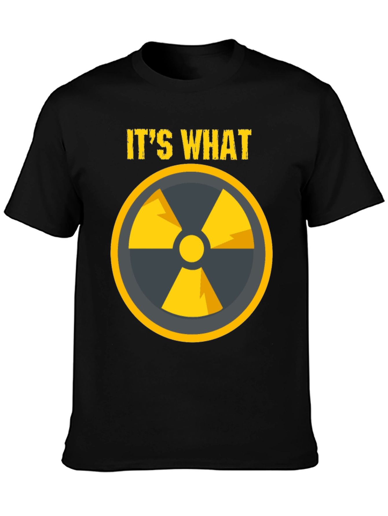 Radioactive Symbol Graphic T-Shirt - Black