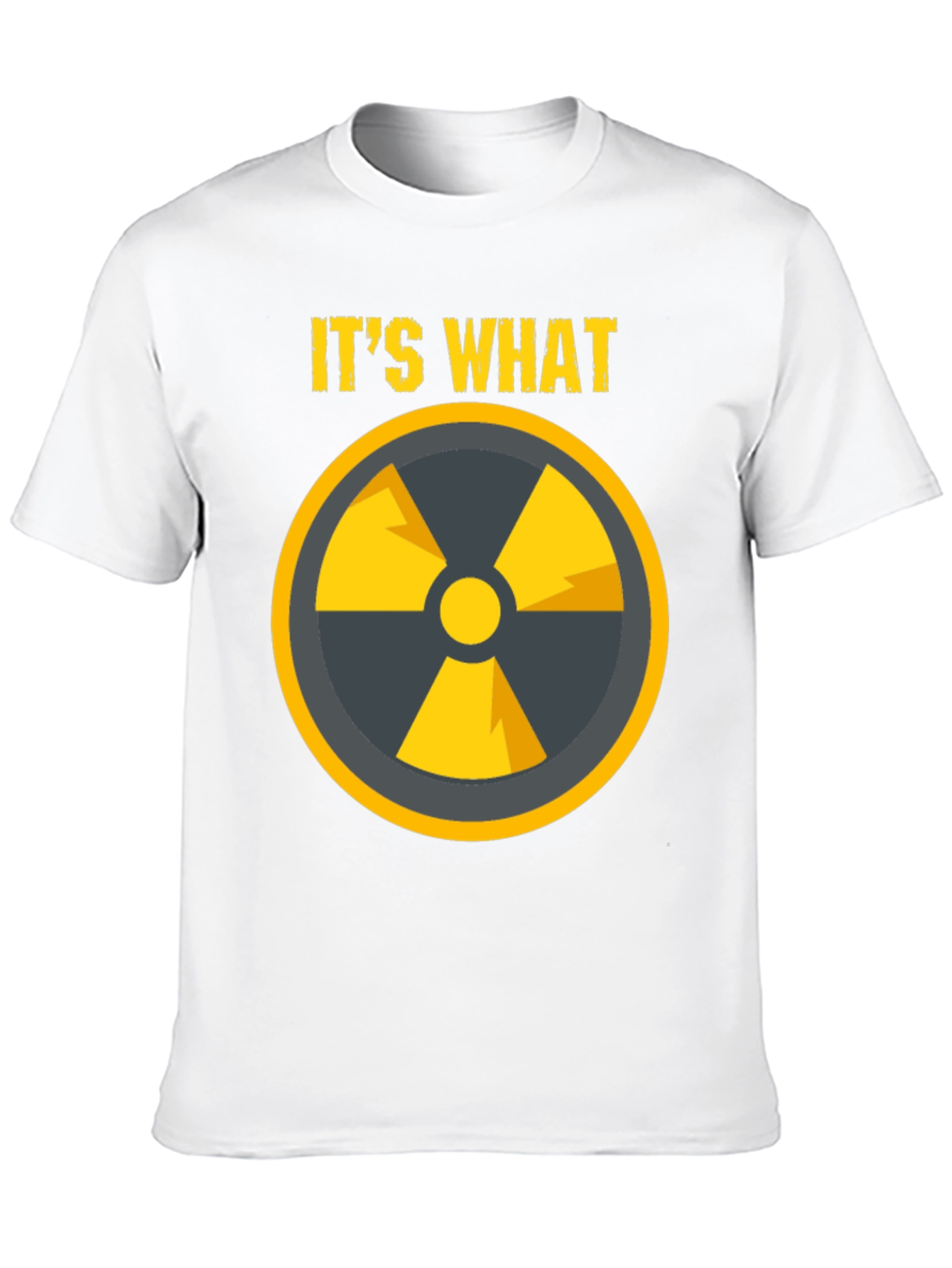 Radioactive Symbol Graphic T-Shirt - Black