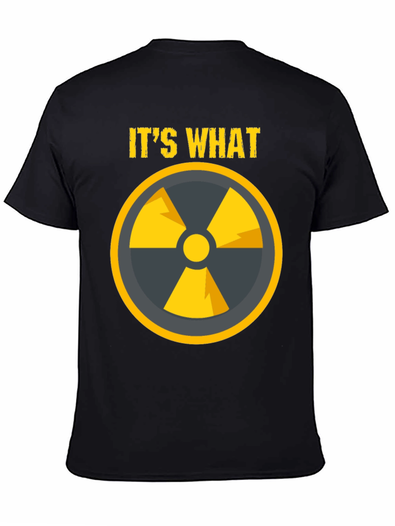 Radioactive Symbol Graphic T-Shirt - Black