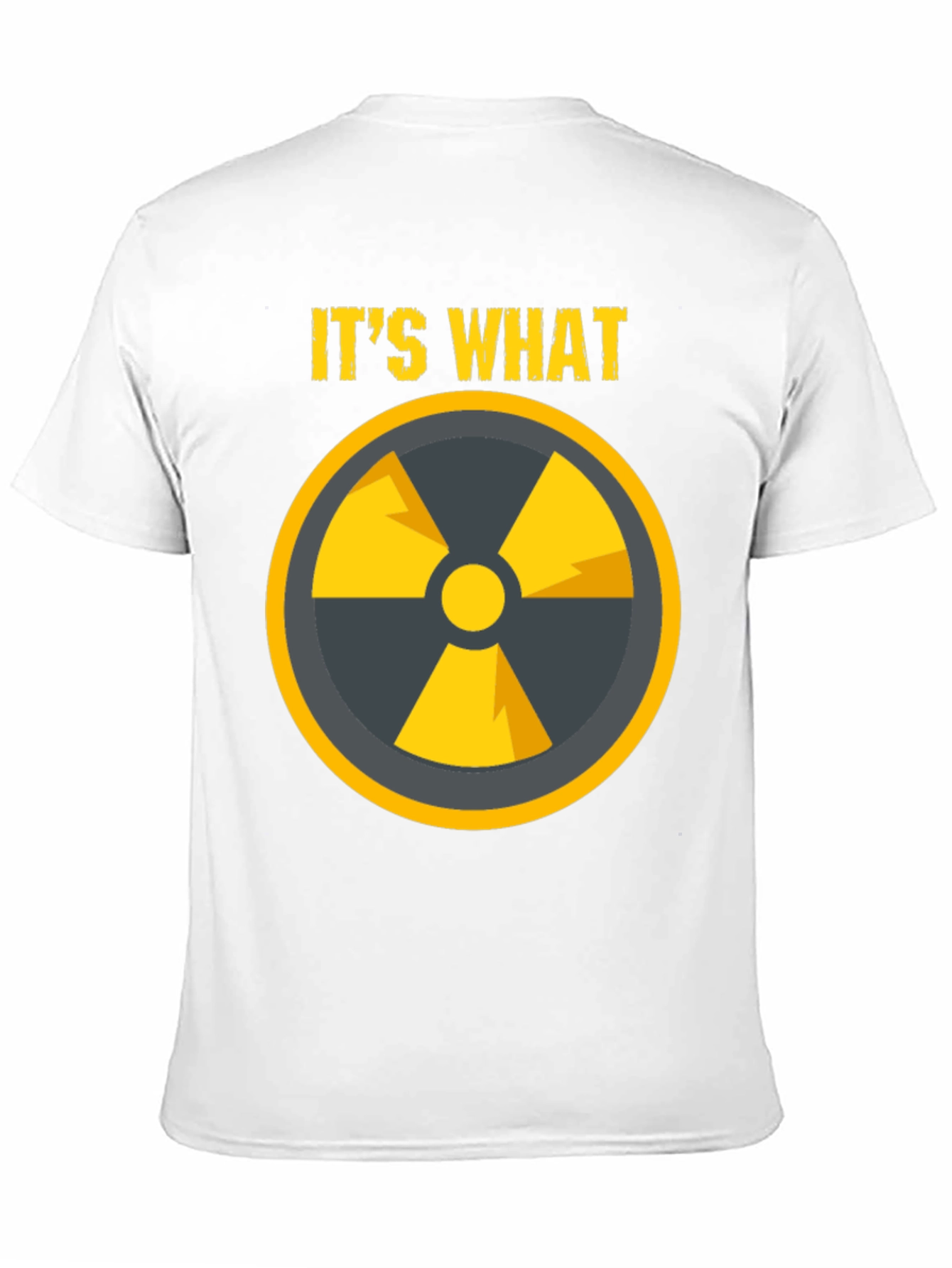 Radioactive Symbol Graphic T-Shirt - Black