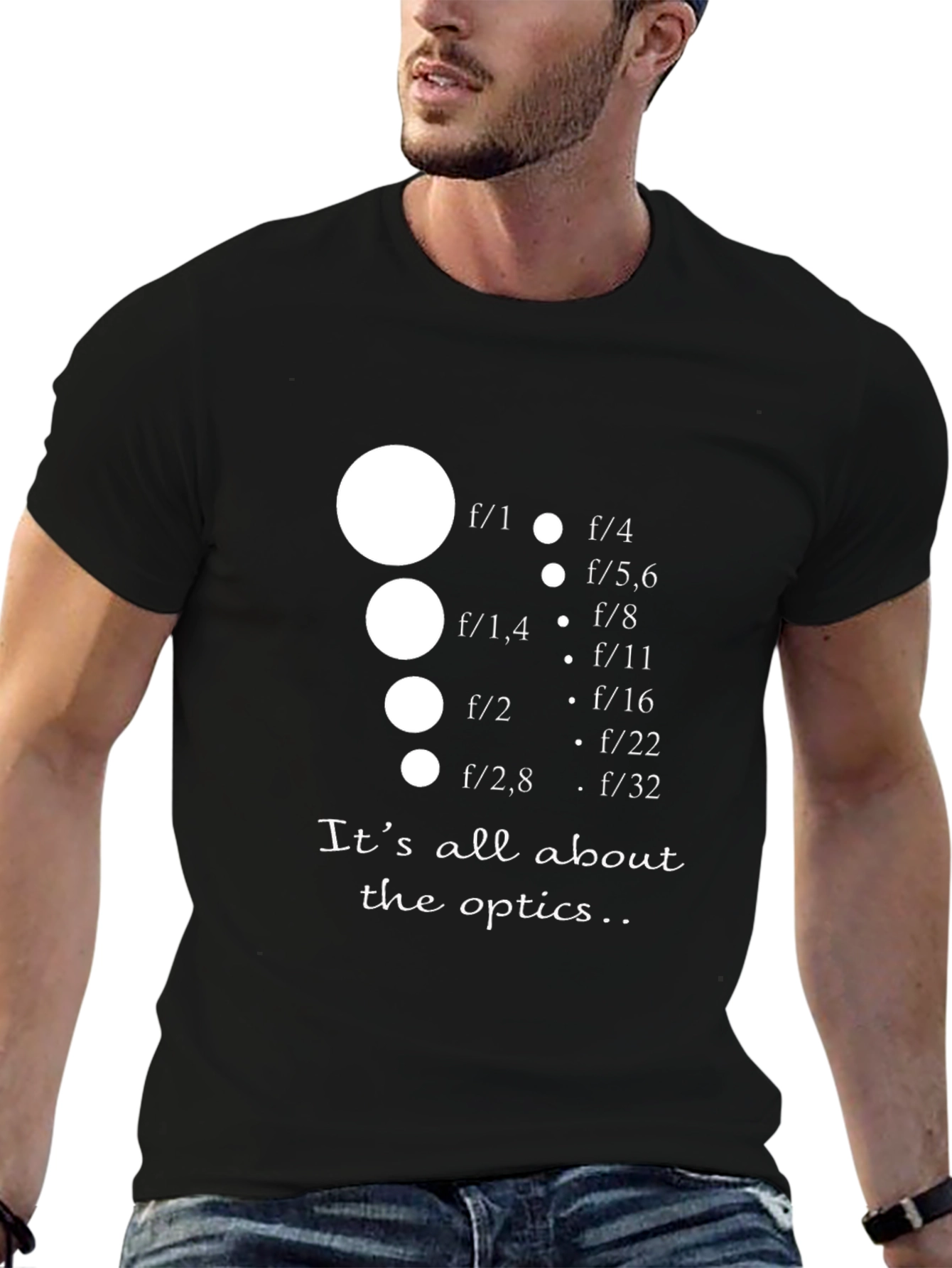 Optics T-Shirt - Photography Aperture Design