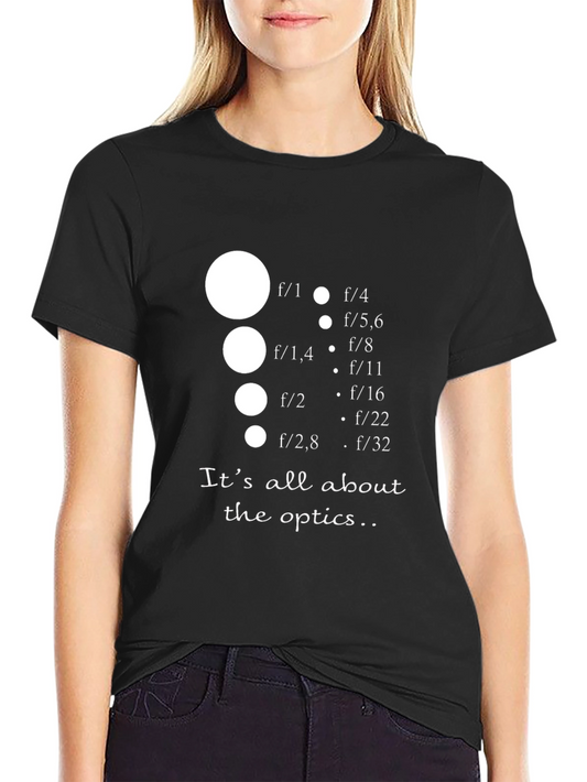 Optics T-Shirt - Photography Aperture Design