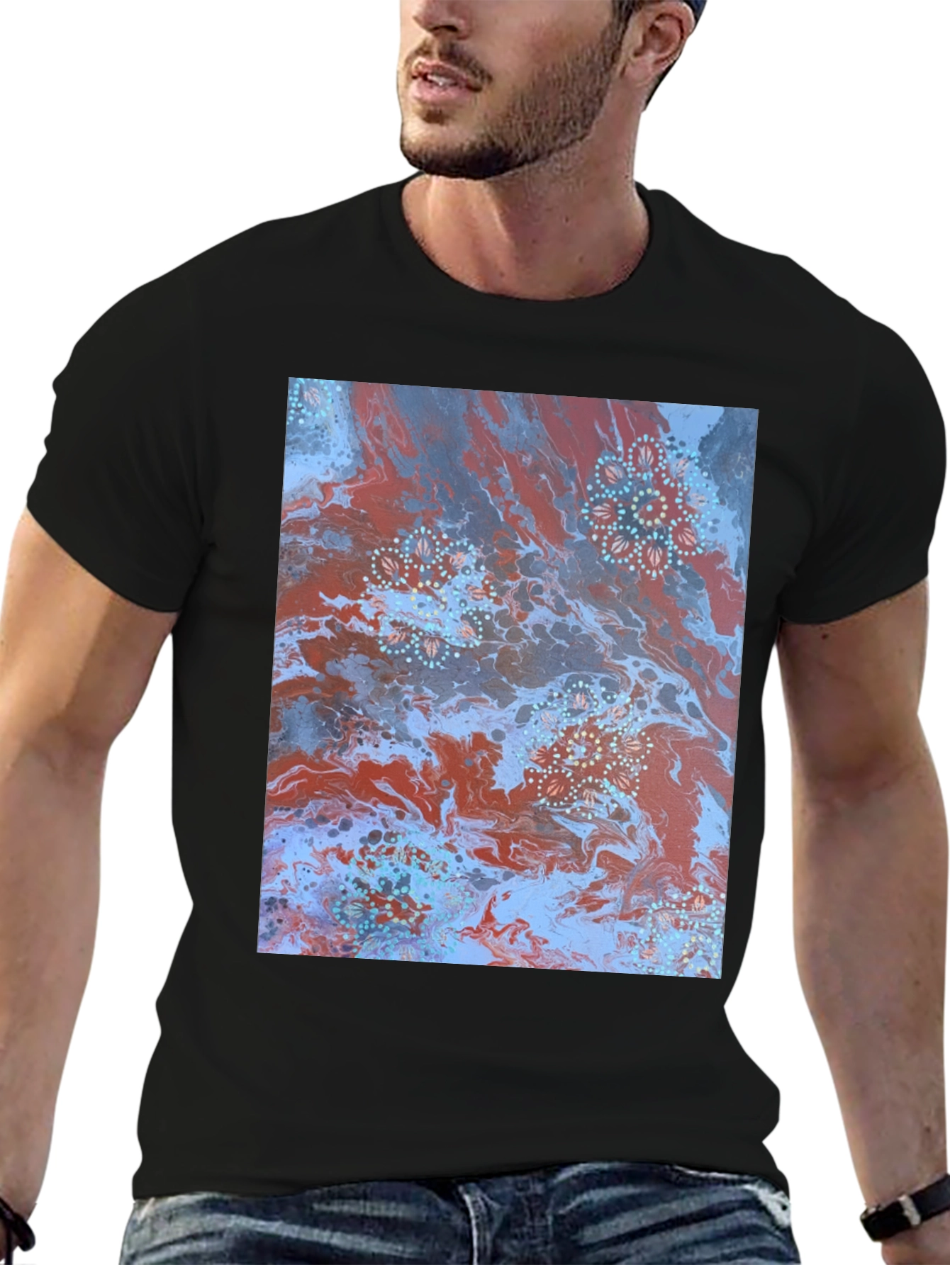 Abstract Art T-Shirt - Unique Graphic Tee