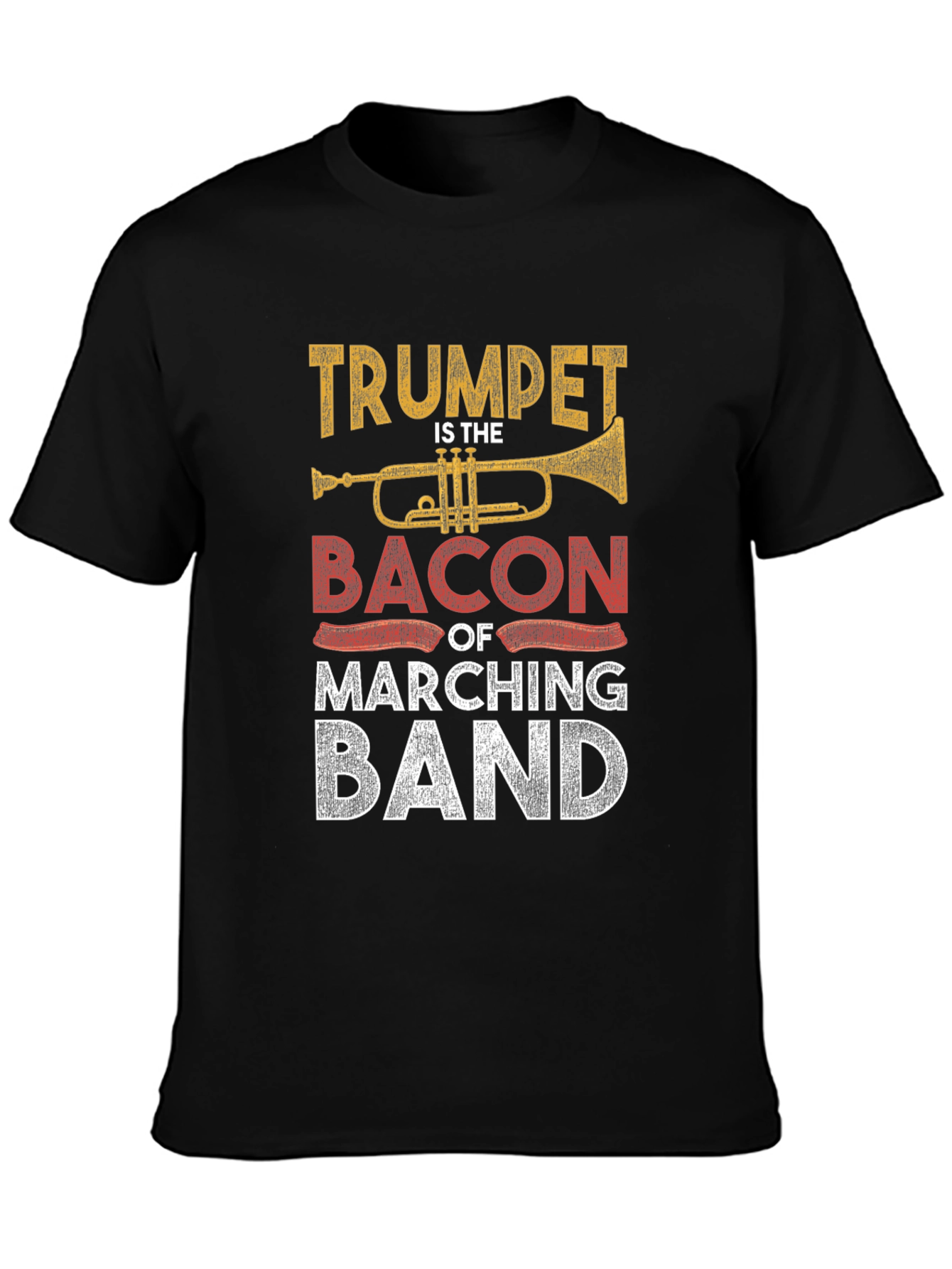 Trumpet Bacon Marching Band T-Shirt