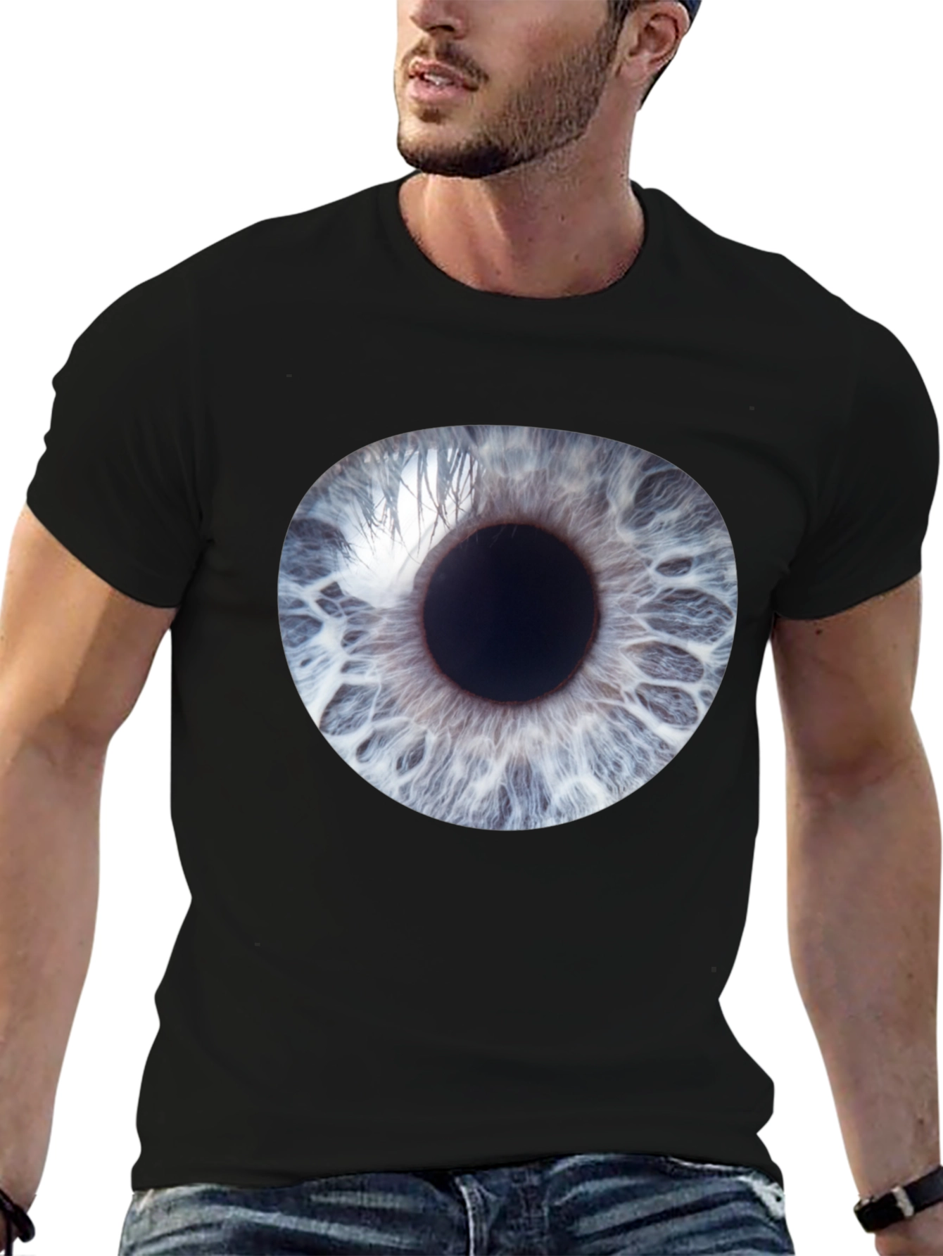 Eye Graphic Black T-Shirt