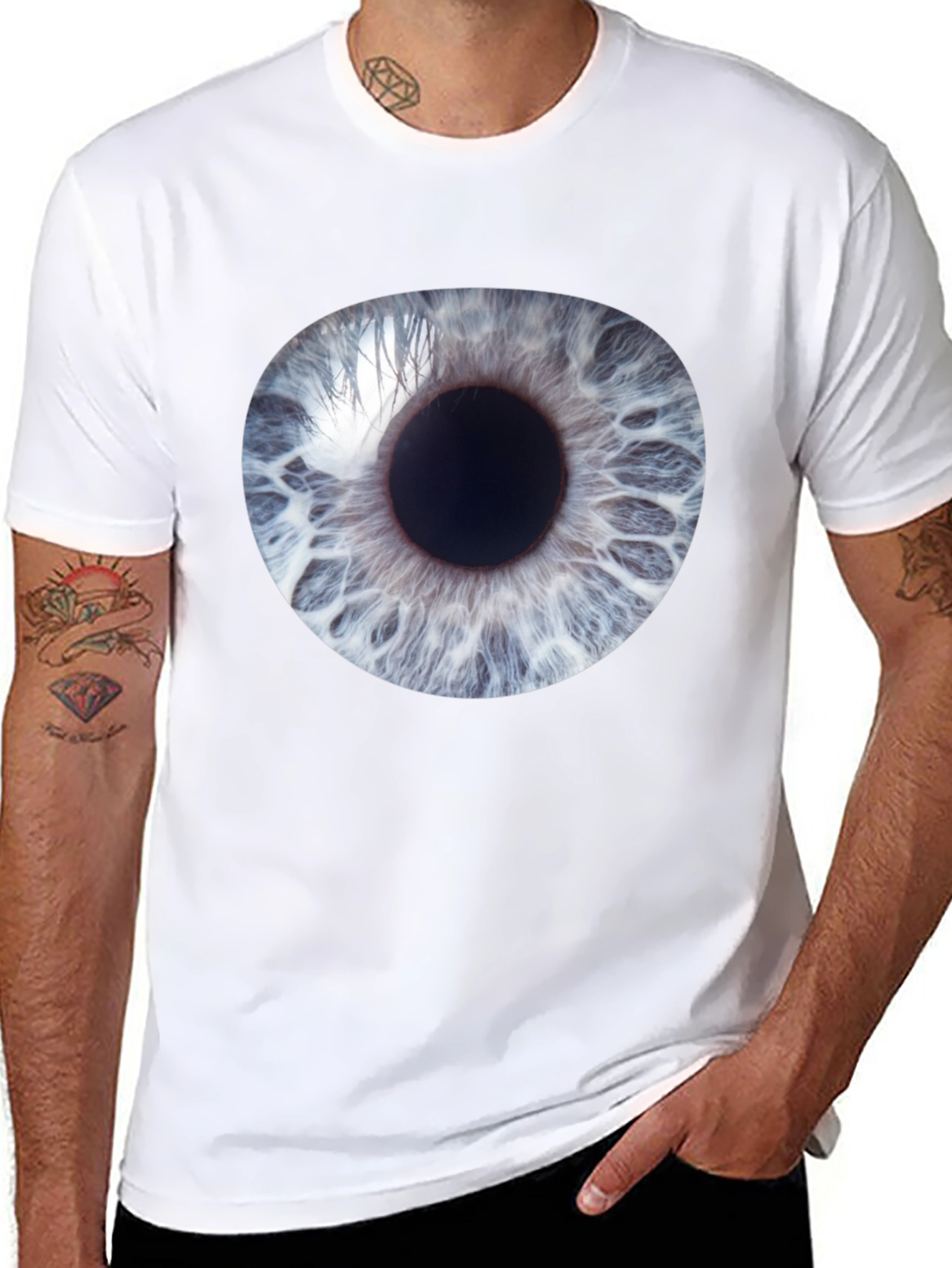 Eye Graphic Black T-Shirt