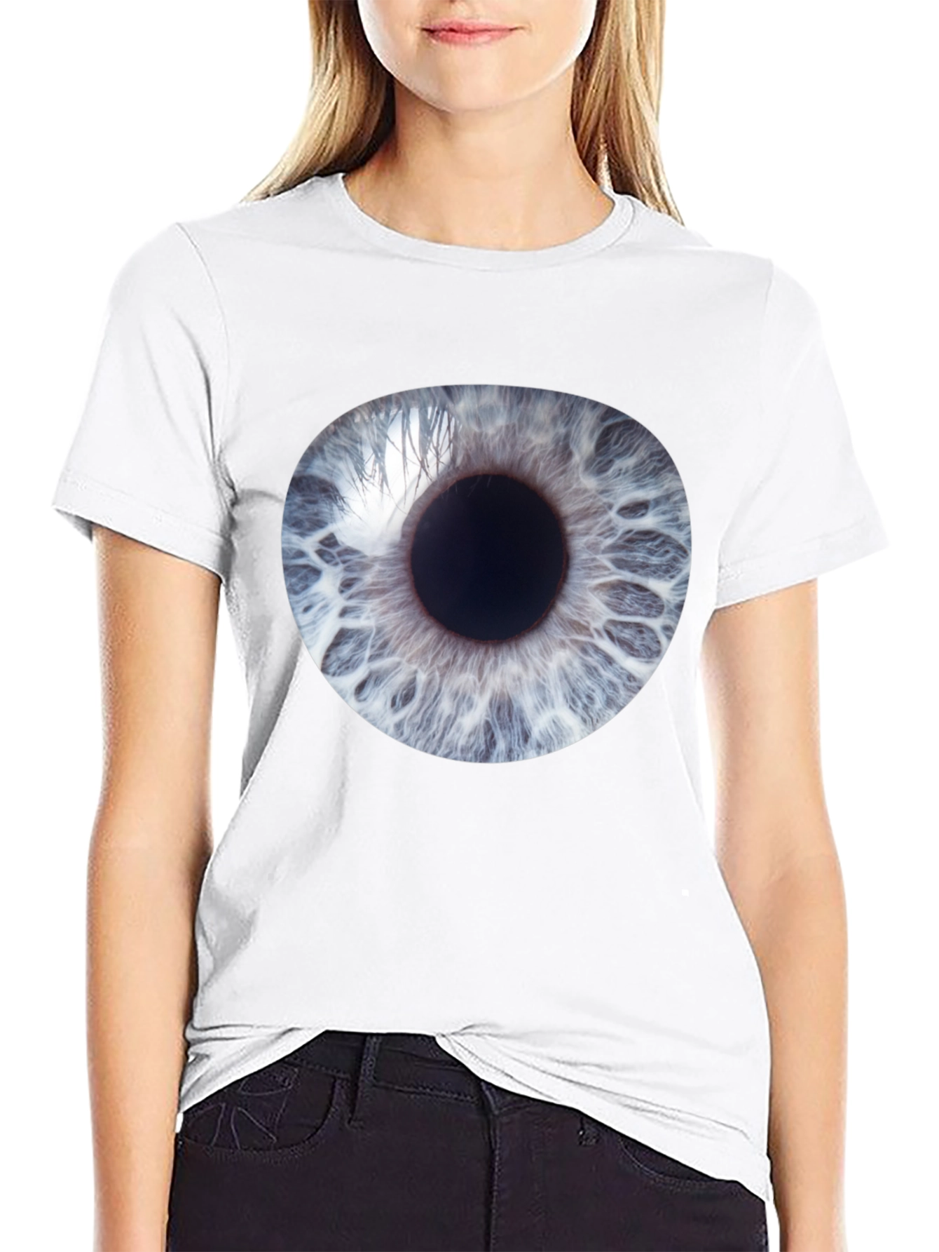 Eye Graphic Black T-Shirt